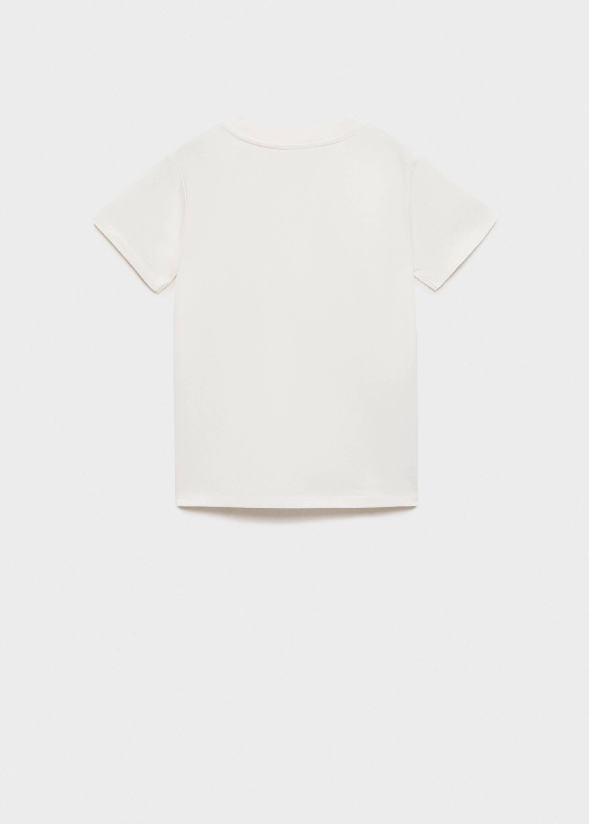 Camiseta algodón botones - Reverso del artículo