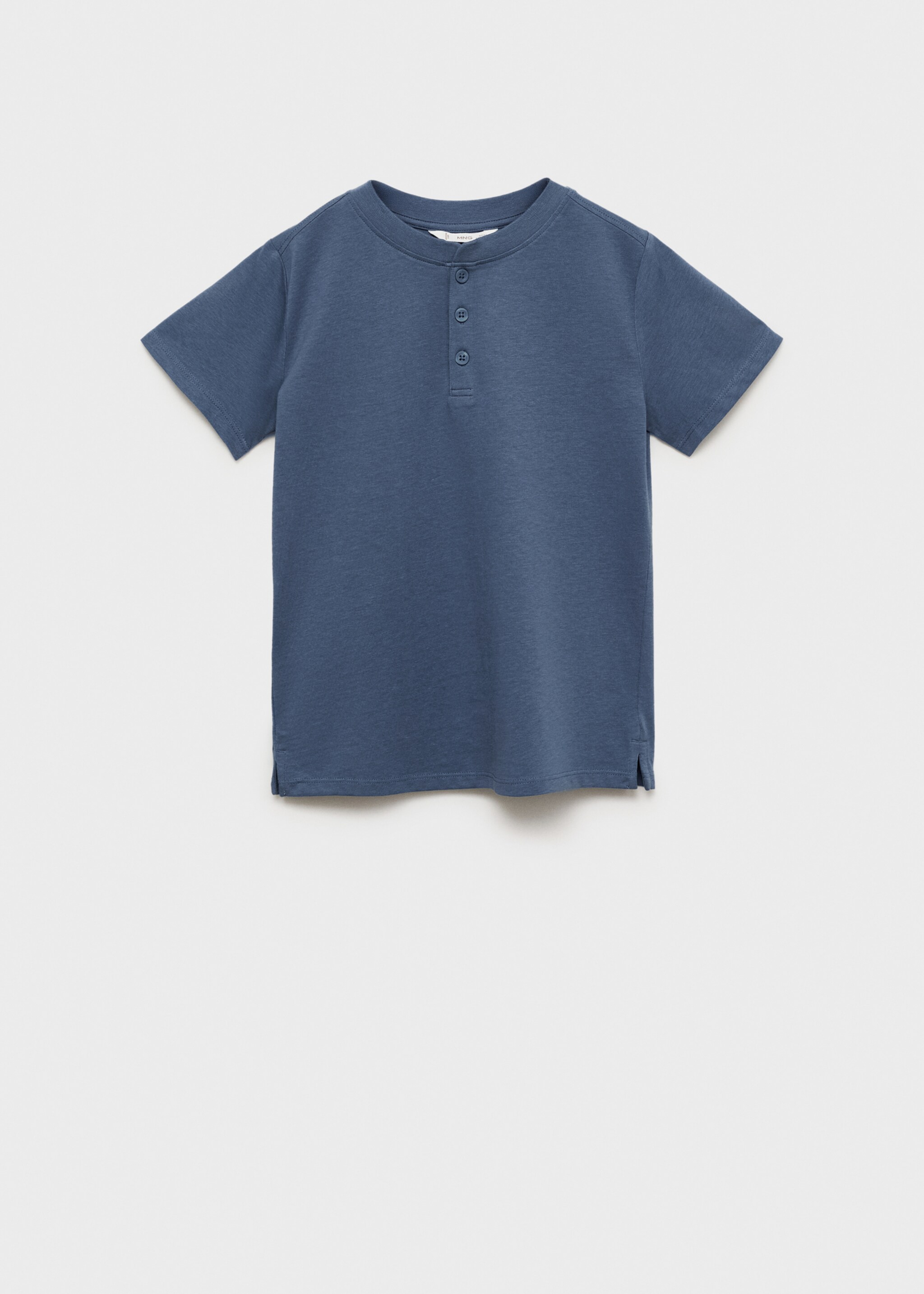Katoenen T-shirt met knopen - Artikel zonder model