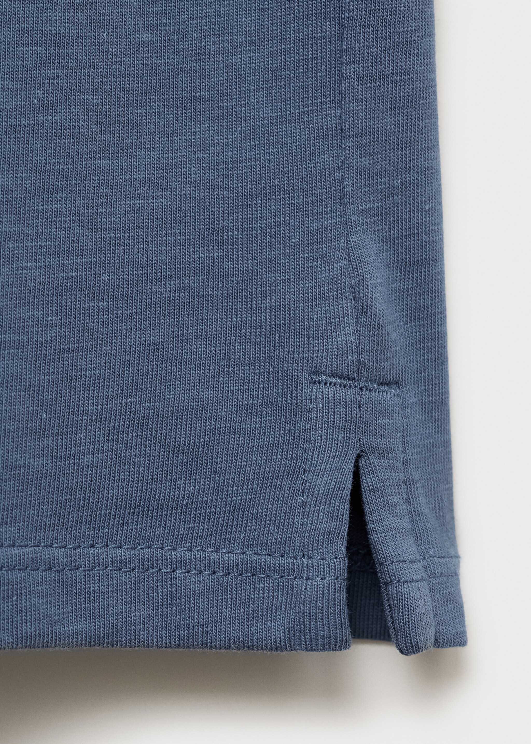 Katoenen T-shirt met knopen - Detail van het artikel 0