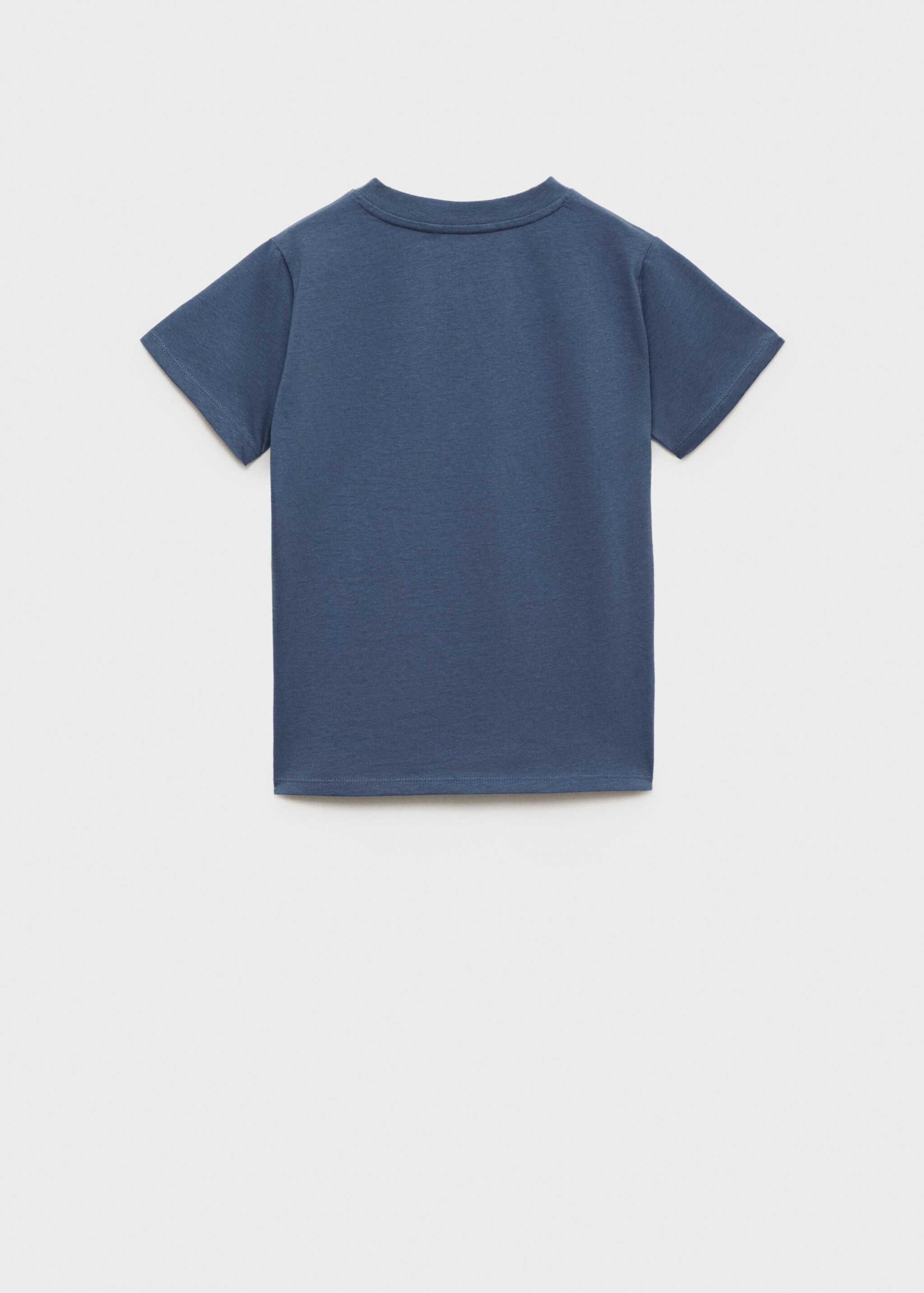 Katoenen T-shirt met knopen - Achterkant van het artikel