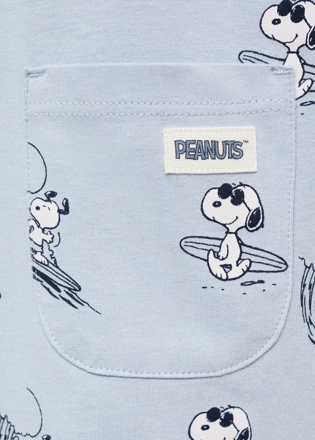 Snoopy şort pijama - Çocuk | MANGO Türkiye