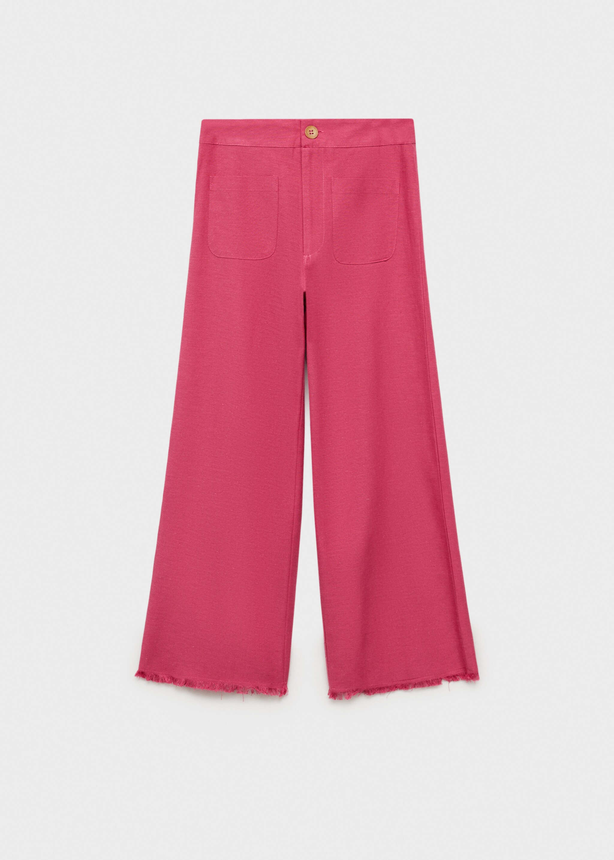Linen-blend culotte trousers - Article without model
