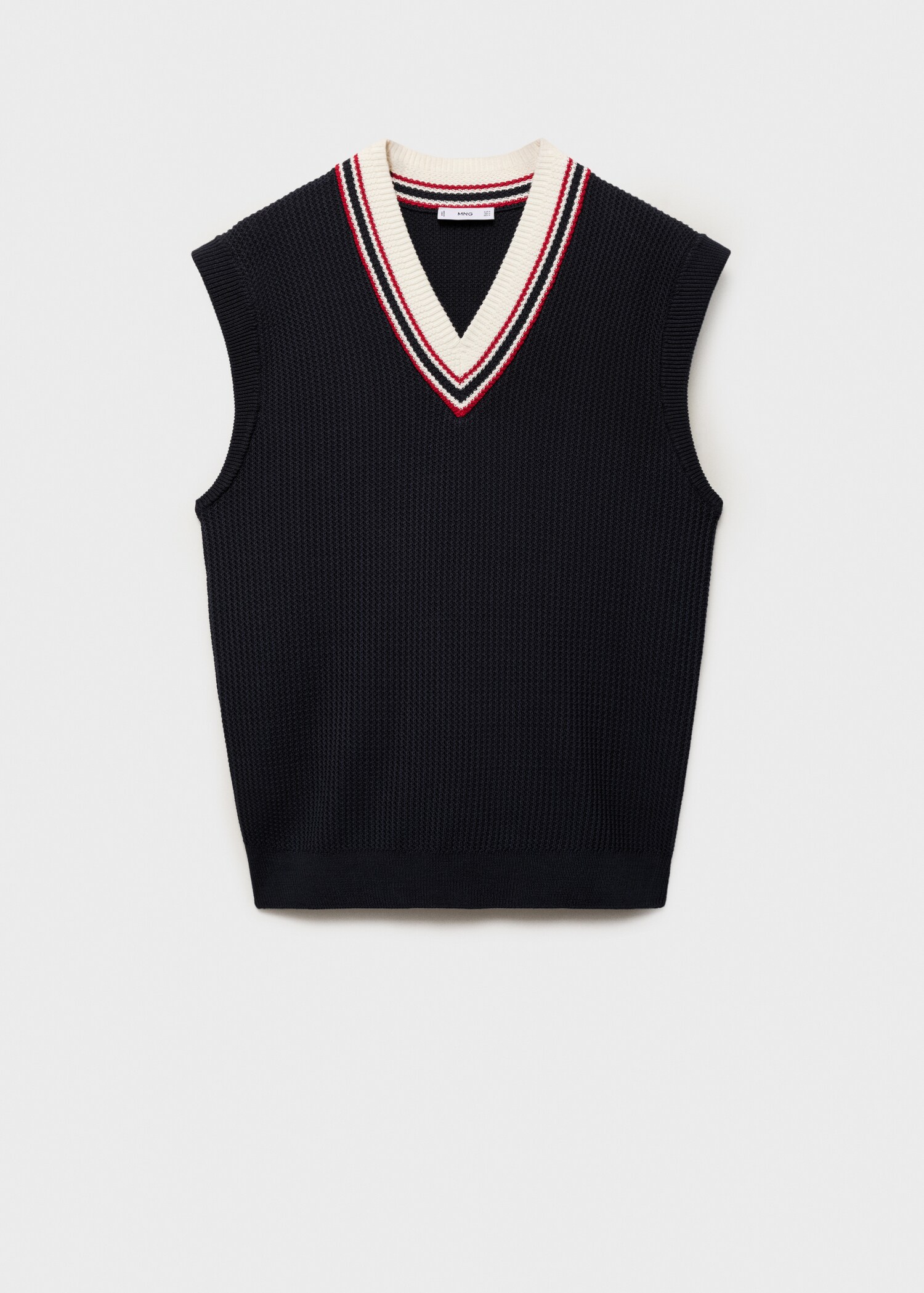 Gilet maille col V - Article sans modèle