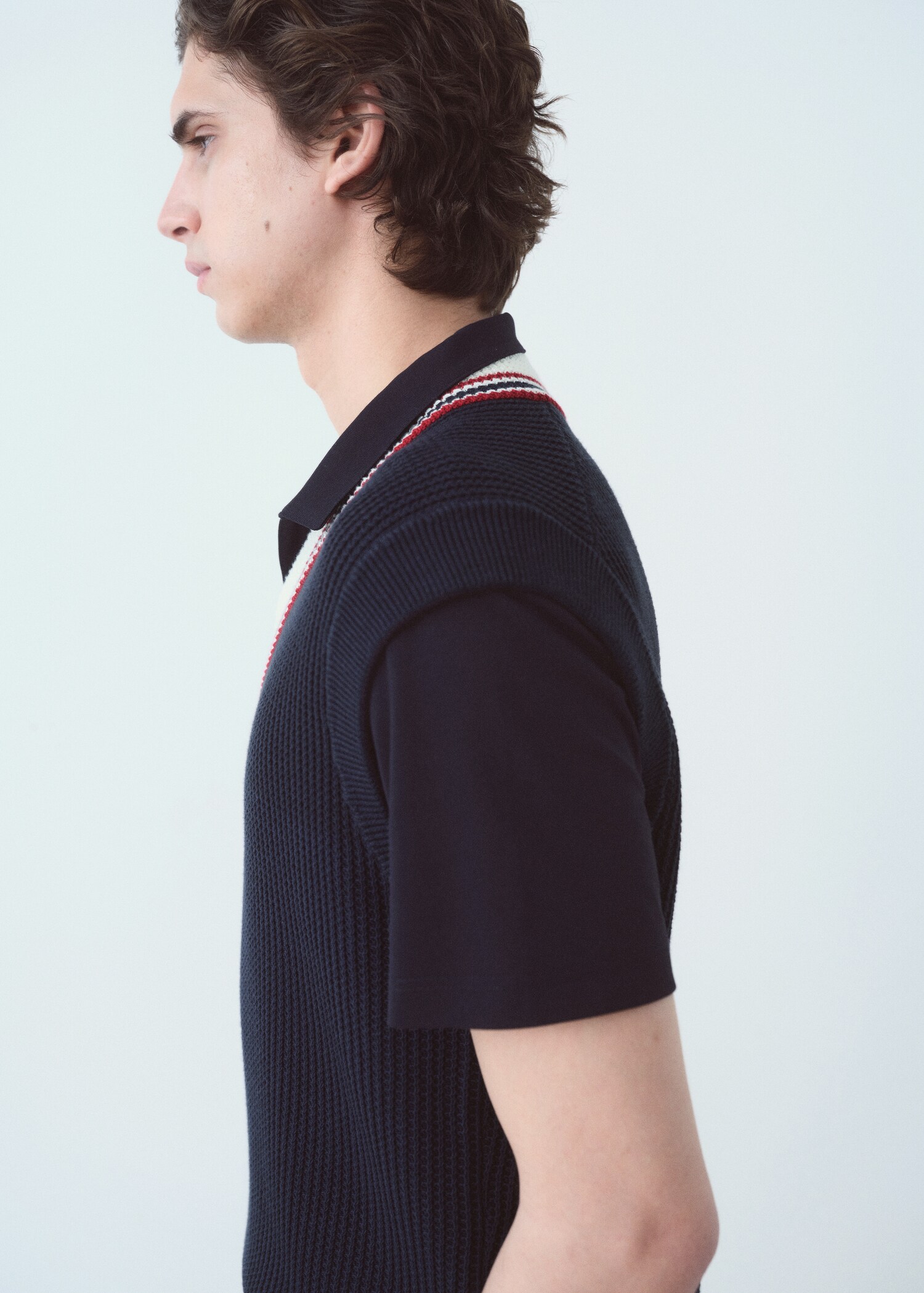 Gilet maille col V - Détail de l'article 1
