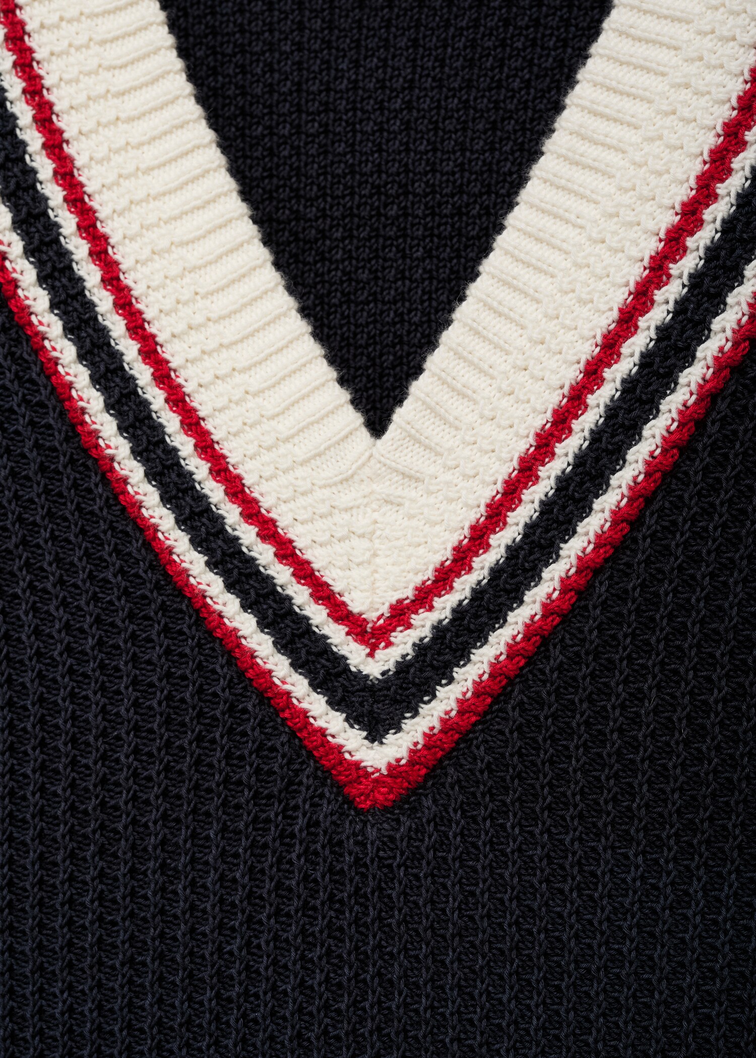 Gilet maille col V - Détail de l'article 8