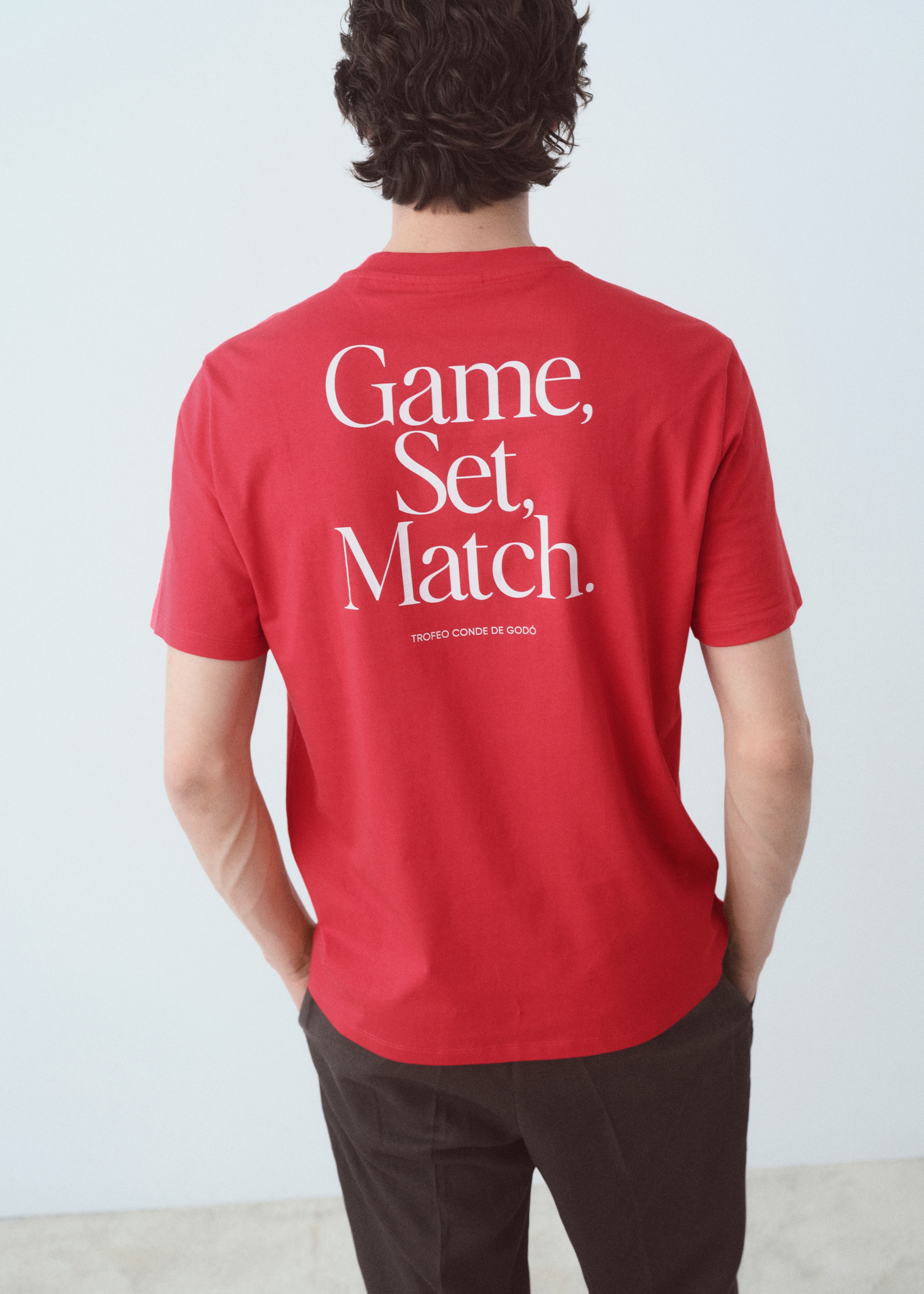 Printed text T-shirt - Reverse of the article
