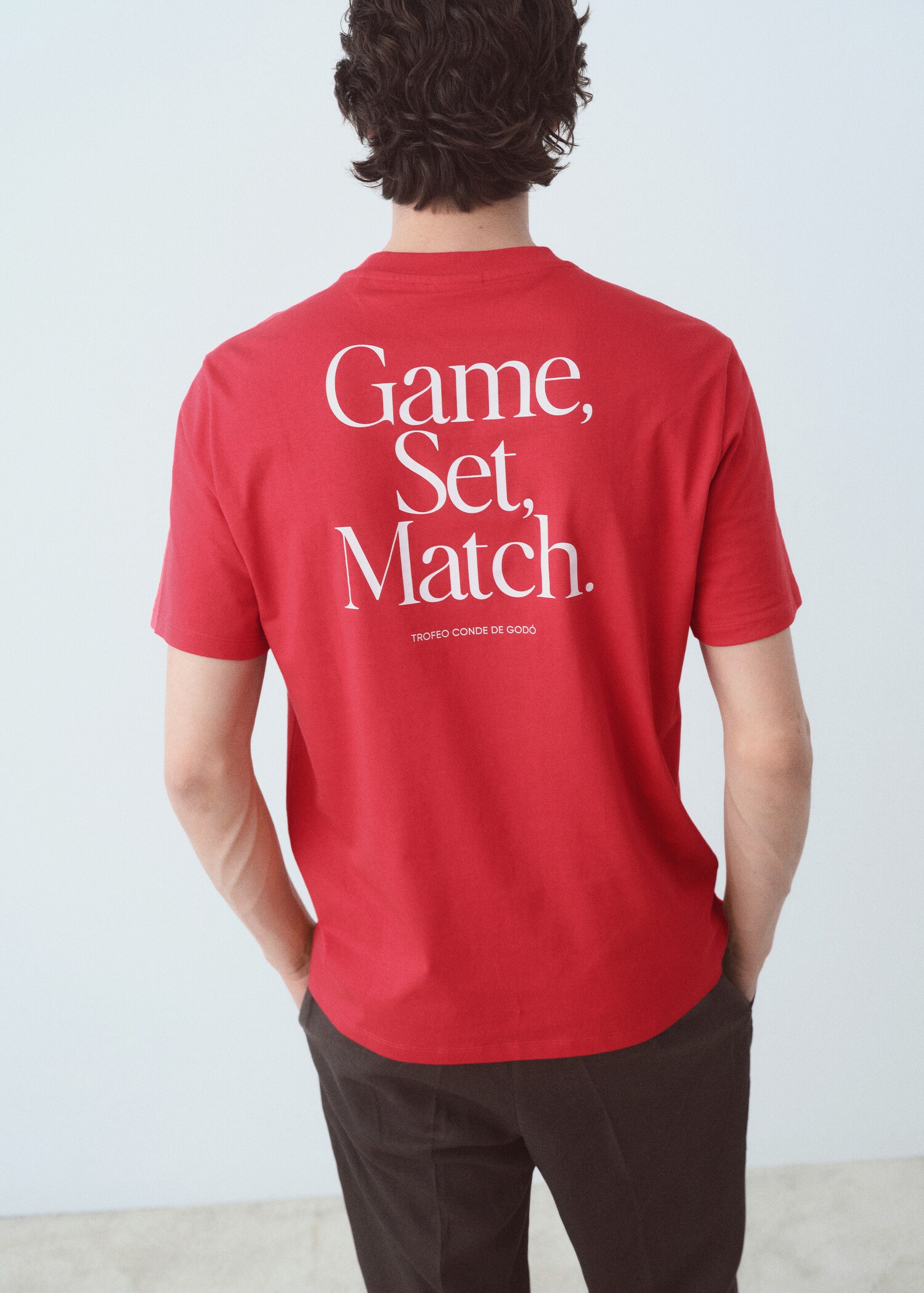 Printed text T-shirt - Reverse of the article