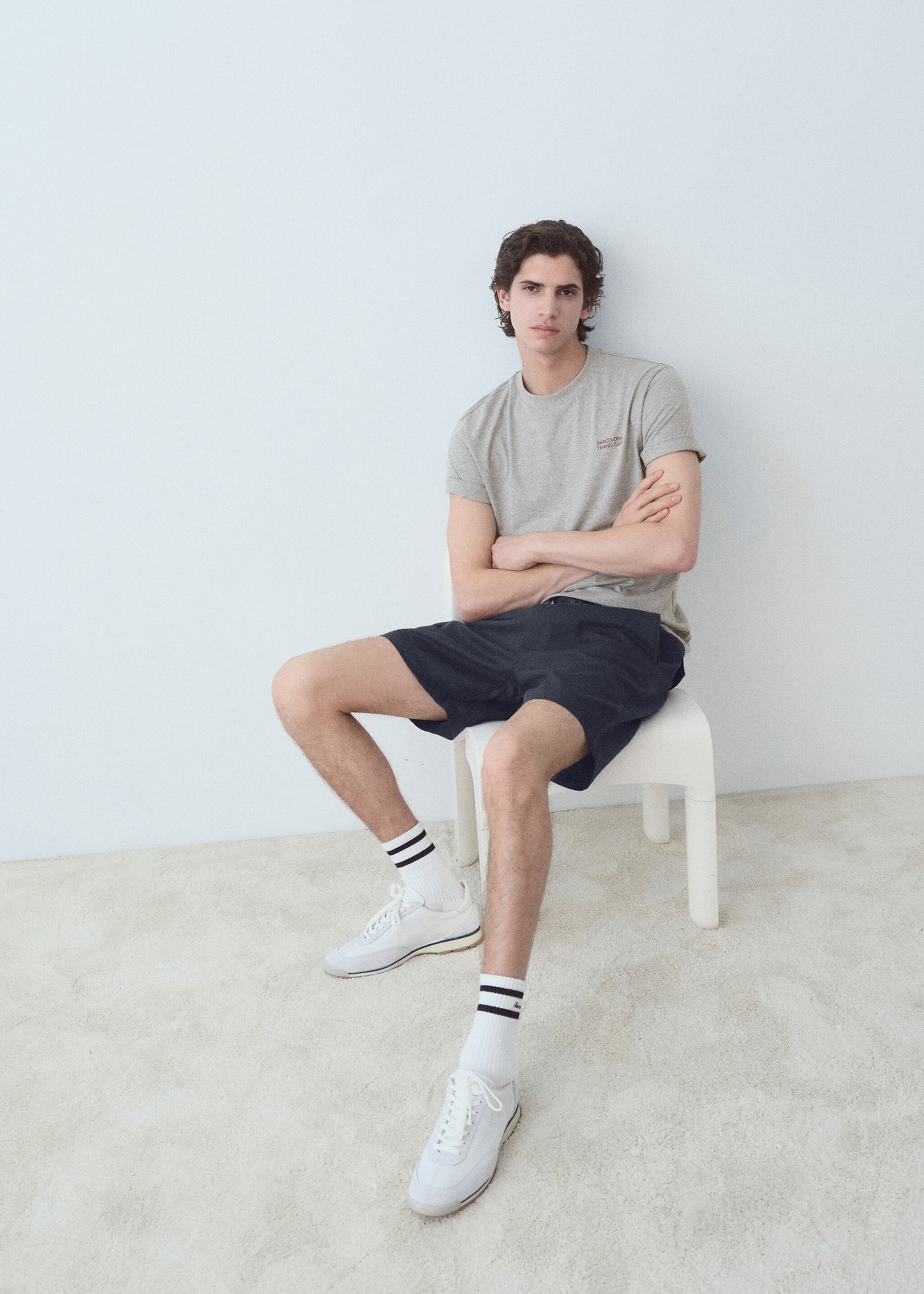 Printed text T-shirt - Details of the article 2