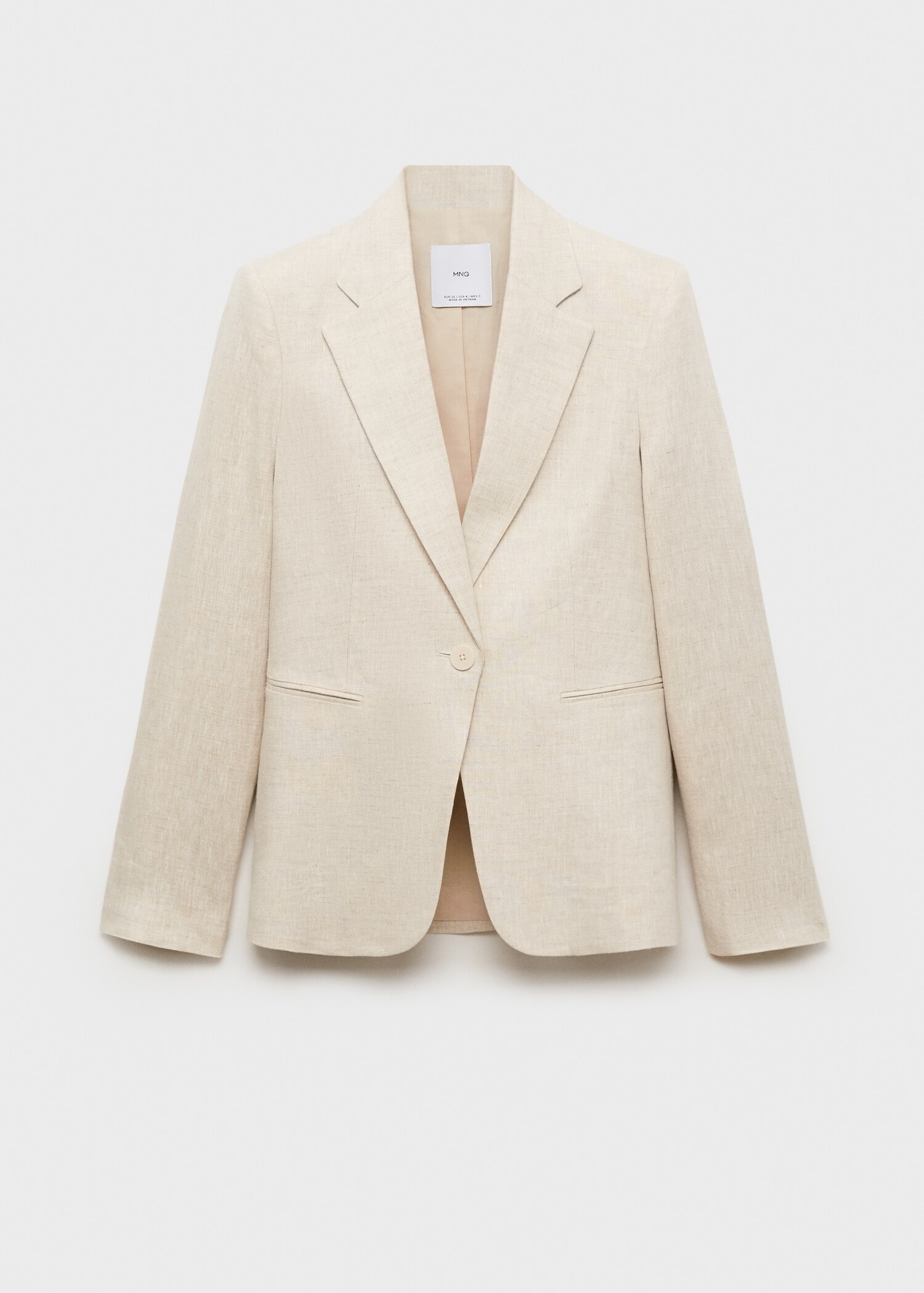 Linen suit jacket - Article without model