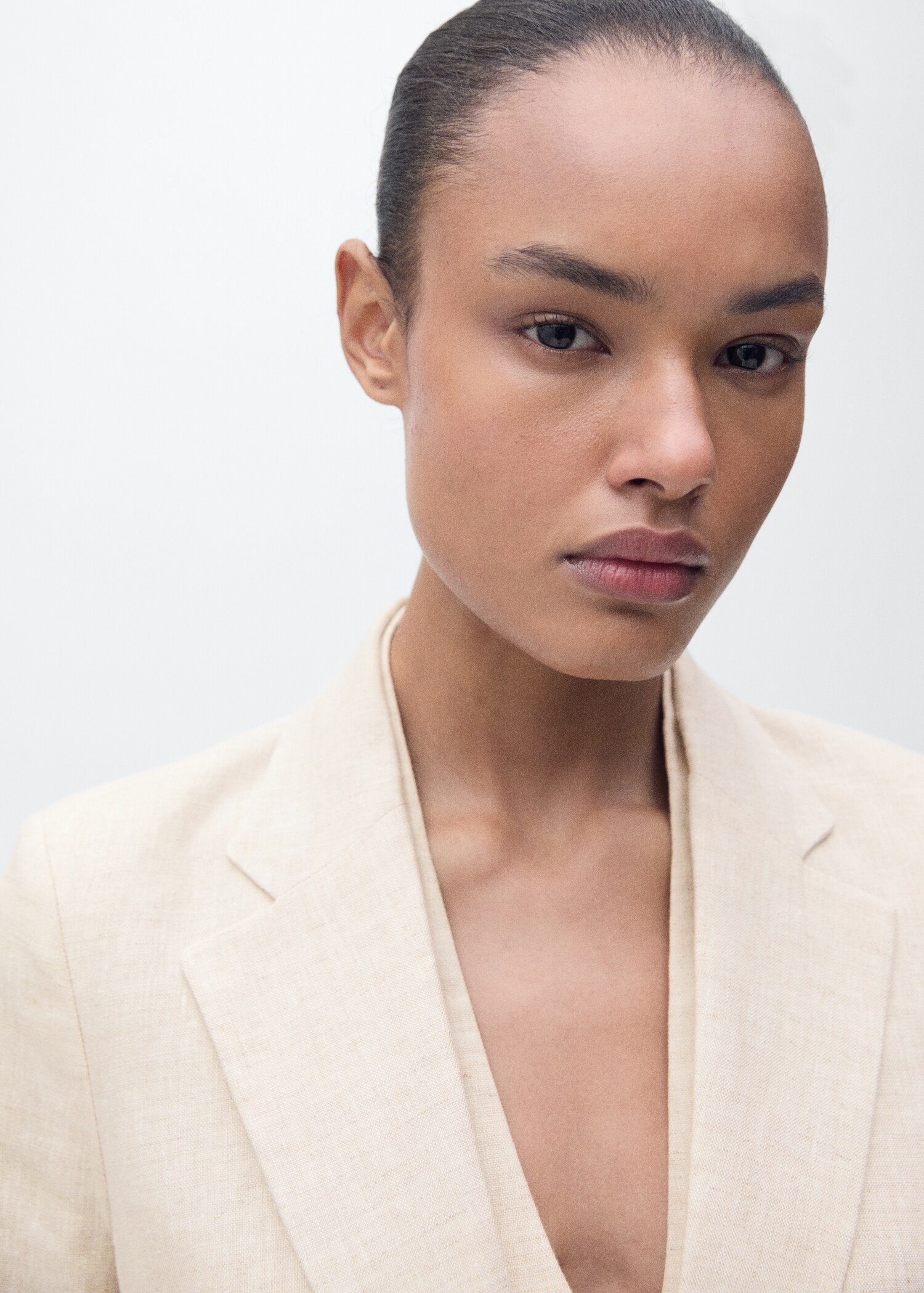 Linen suit jacket - Details of the article 1