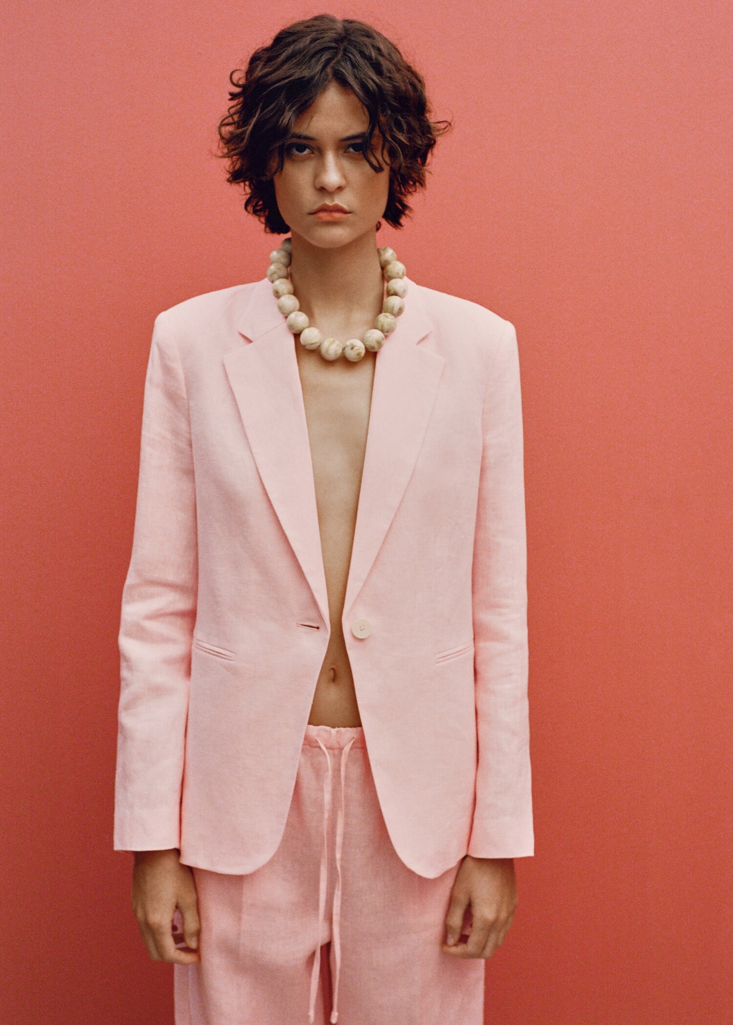 Linen suit jacket - Details of the article 6