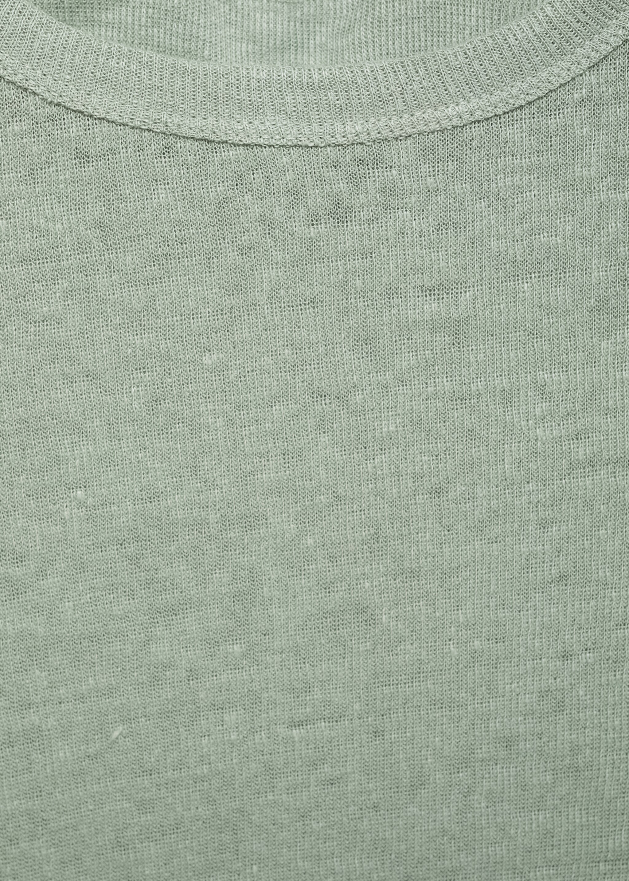 Figurnära t-shirt i linne - Detaljer om artikeln 8