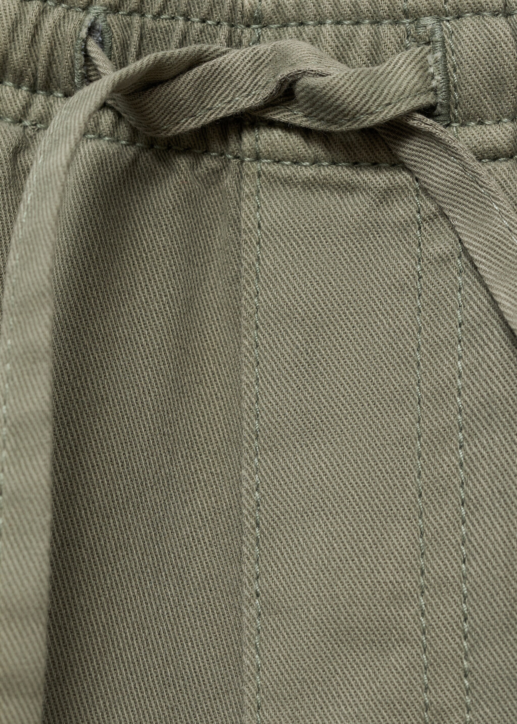 Cotton shorts with drawstring - Details of the article 8