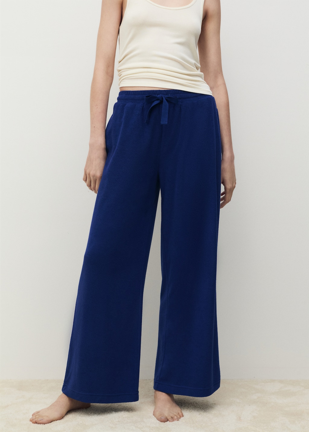 Mango Terry cotton pants