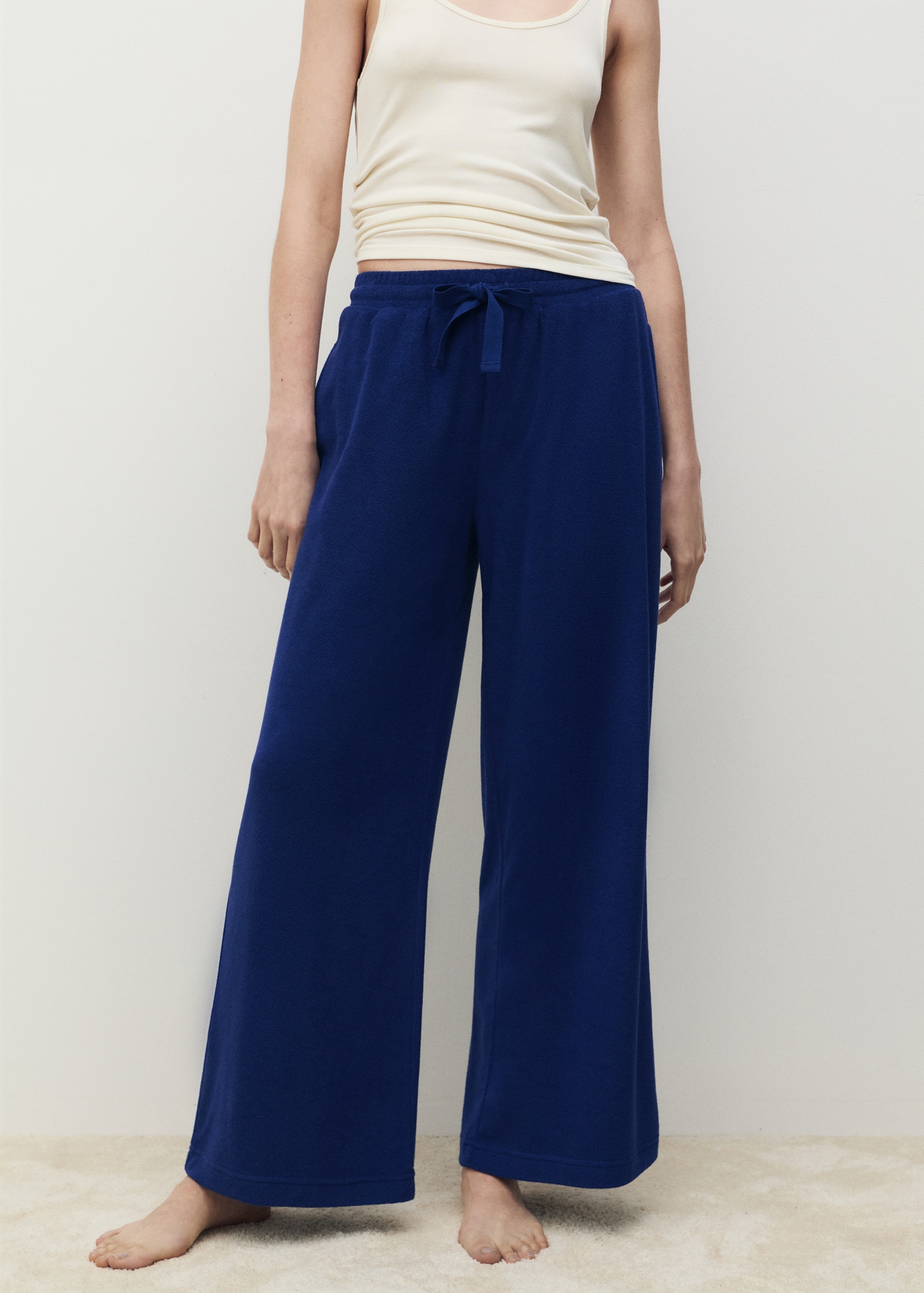 Terry cotton trousers - Main Image