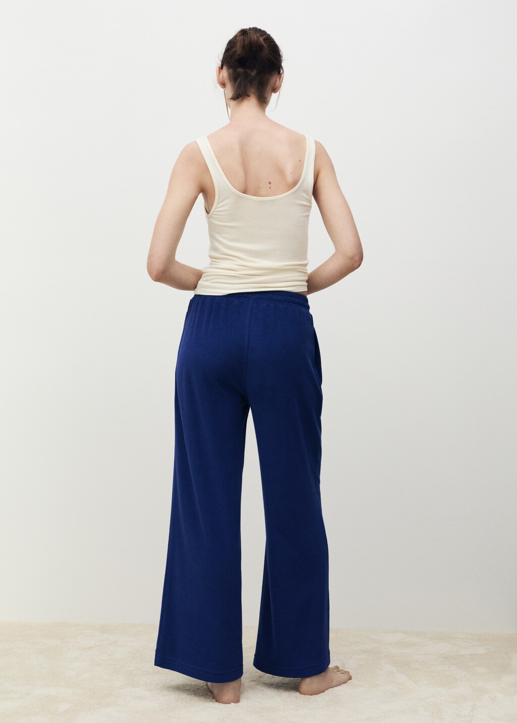 Mango Terry cotton pants