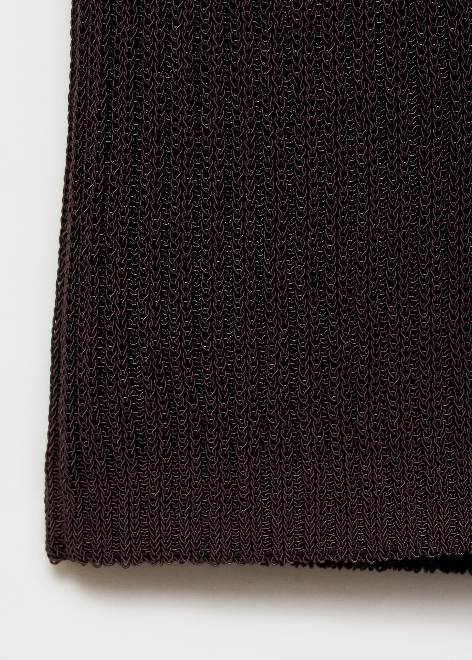 Cardigan maille côtelée nœuds - Détail de l'article 0