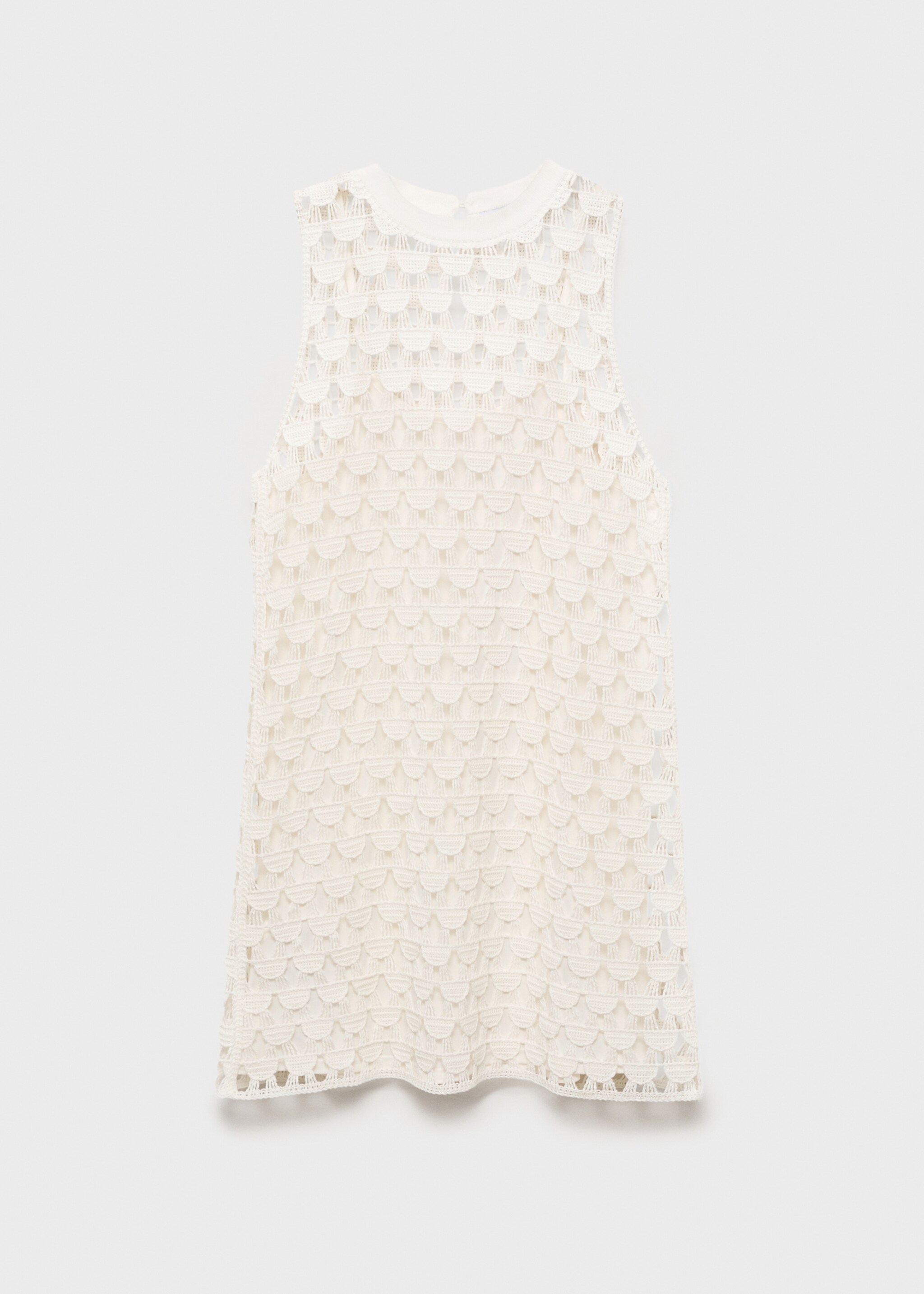 Crochet A-line dress - Article without model