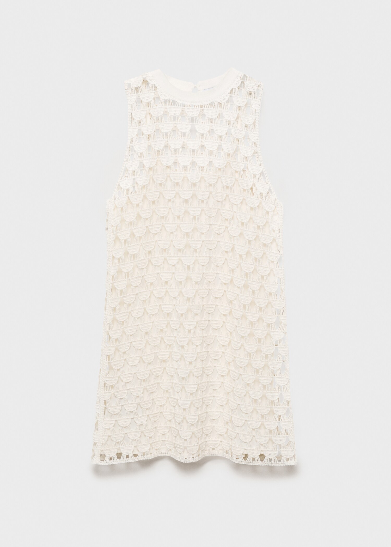 Crochet A-line dress - Article without model