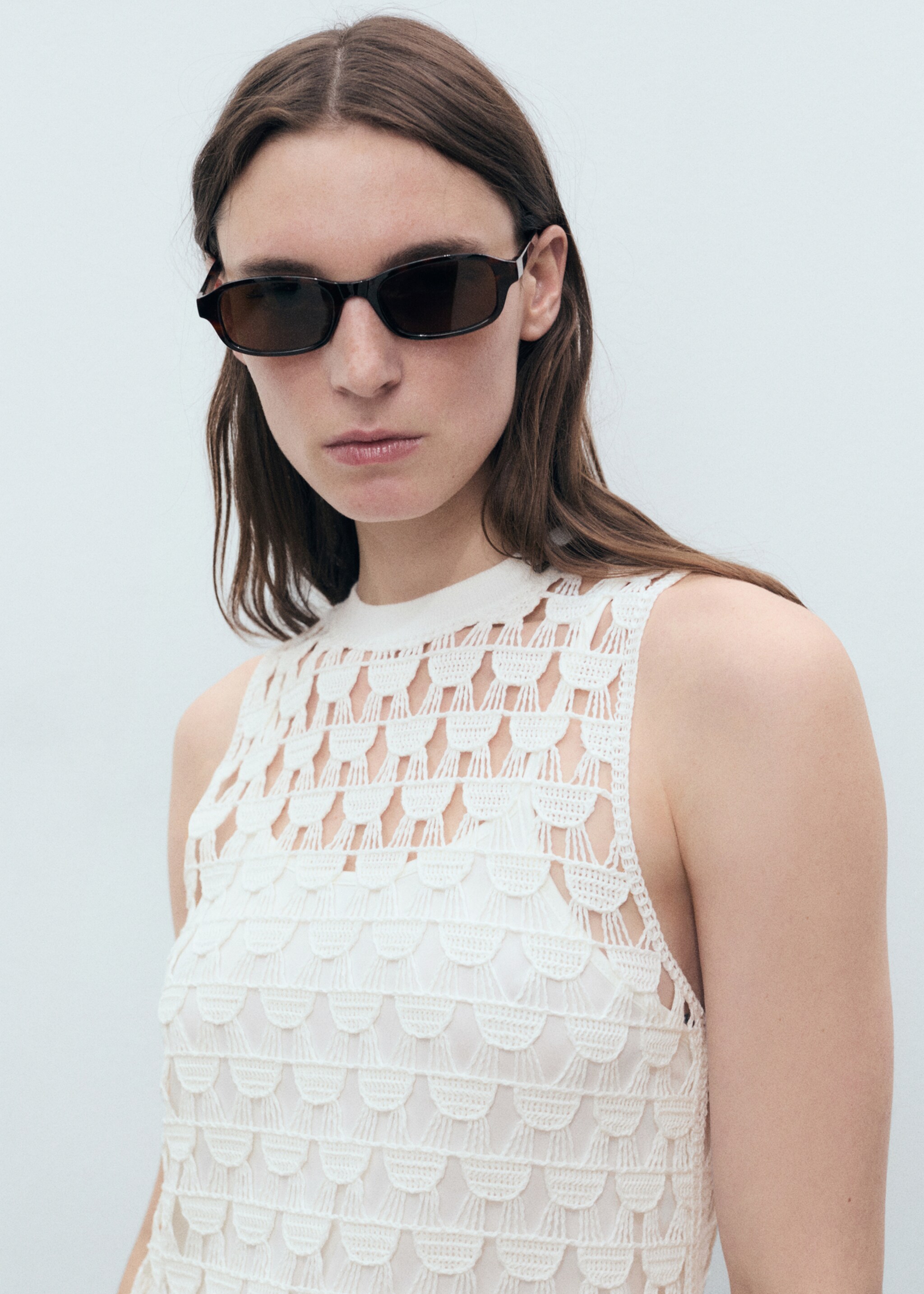 Crochet A-line dress - Details of the article 1
