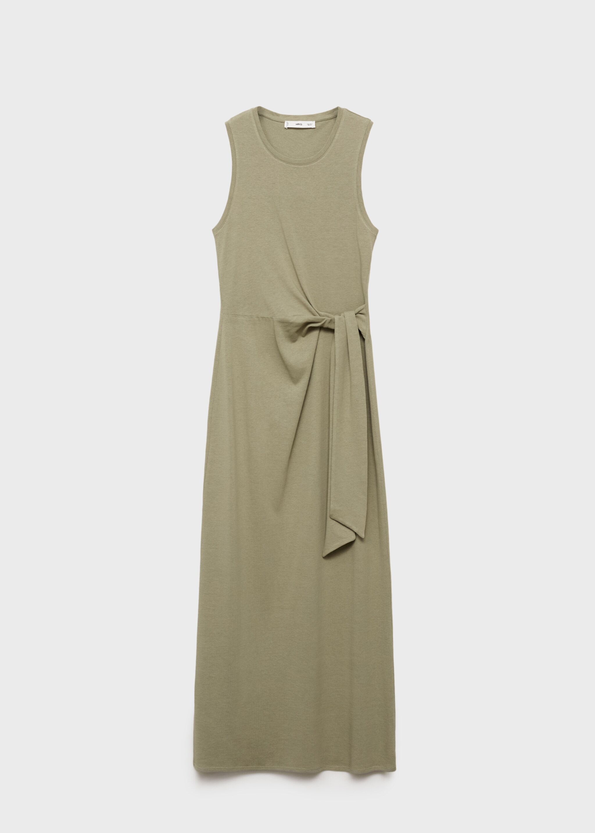 Vestido midi algodón nudo - Artículo sin modelo