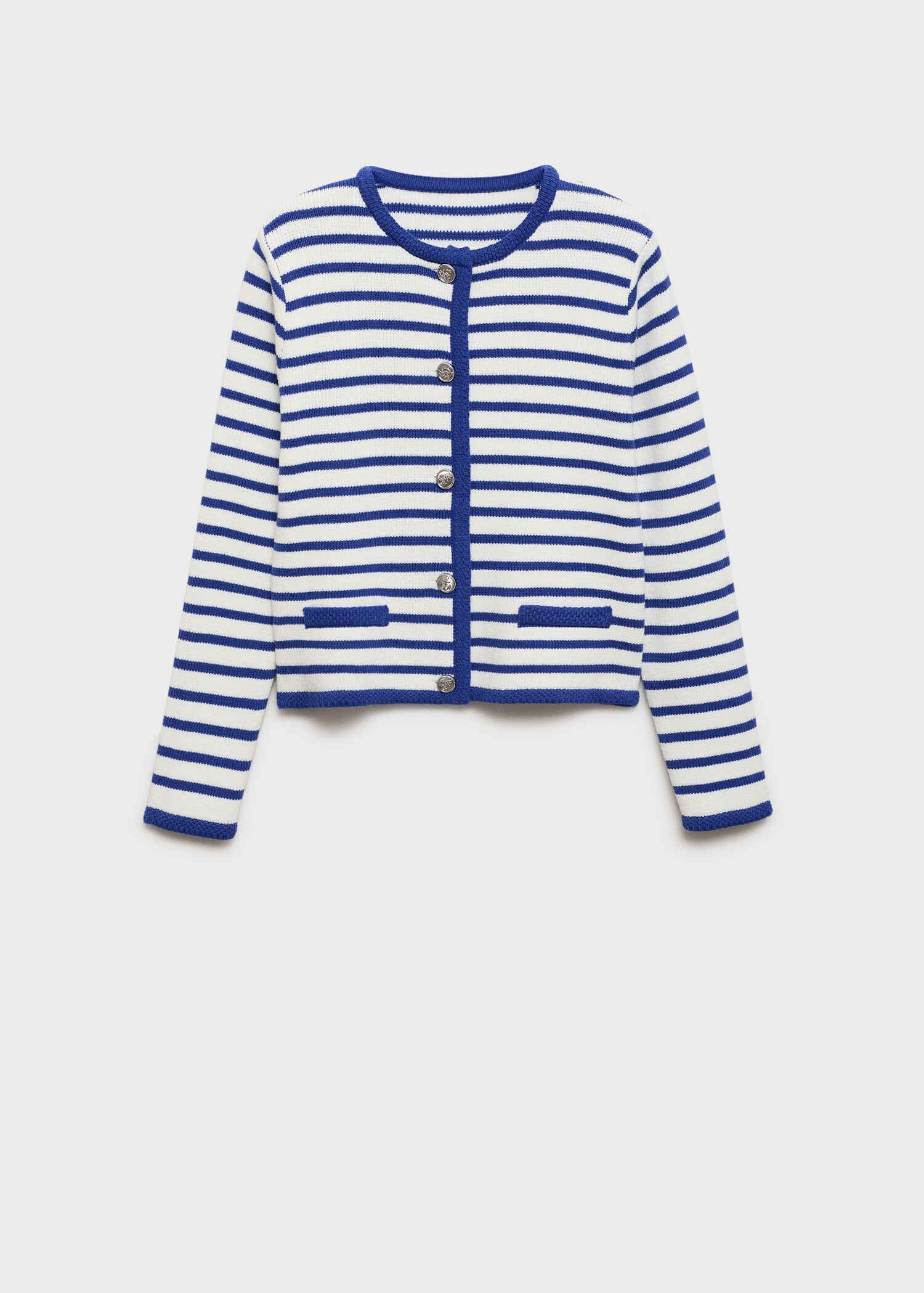 Stripped knit cardigan - Article without model