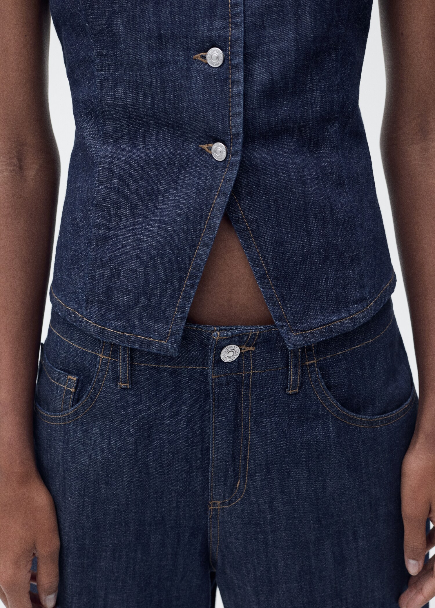 Top denim botones - Detalle del artículo 6