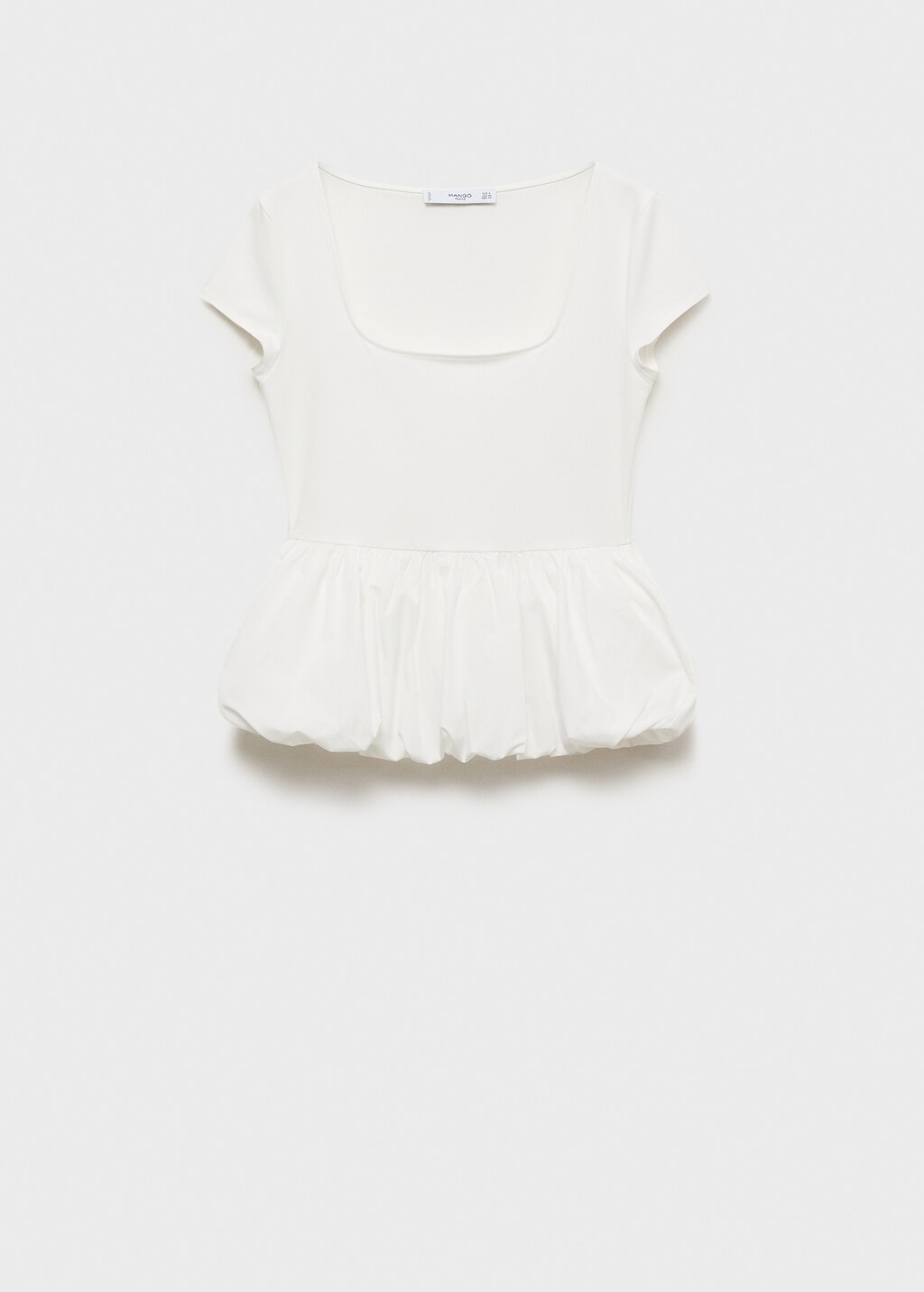 Short-sleeved ruffled top - image 5