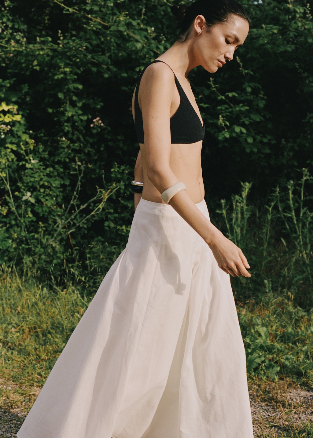 スカート MKDT Studio Nova pleated skirt in ramie MKDT Studio Nova pleated skirt in ramie | TheDoubleF