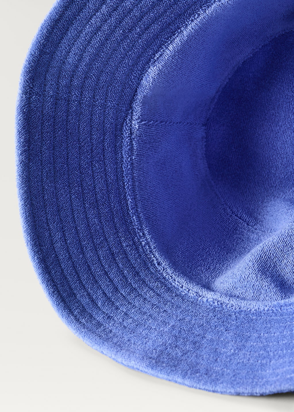 Towel-effect bucket hat