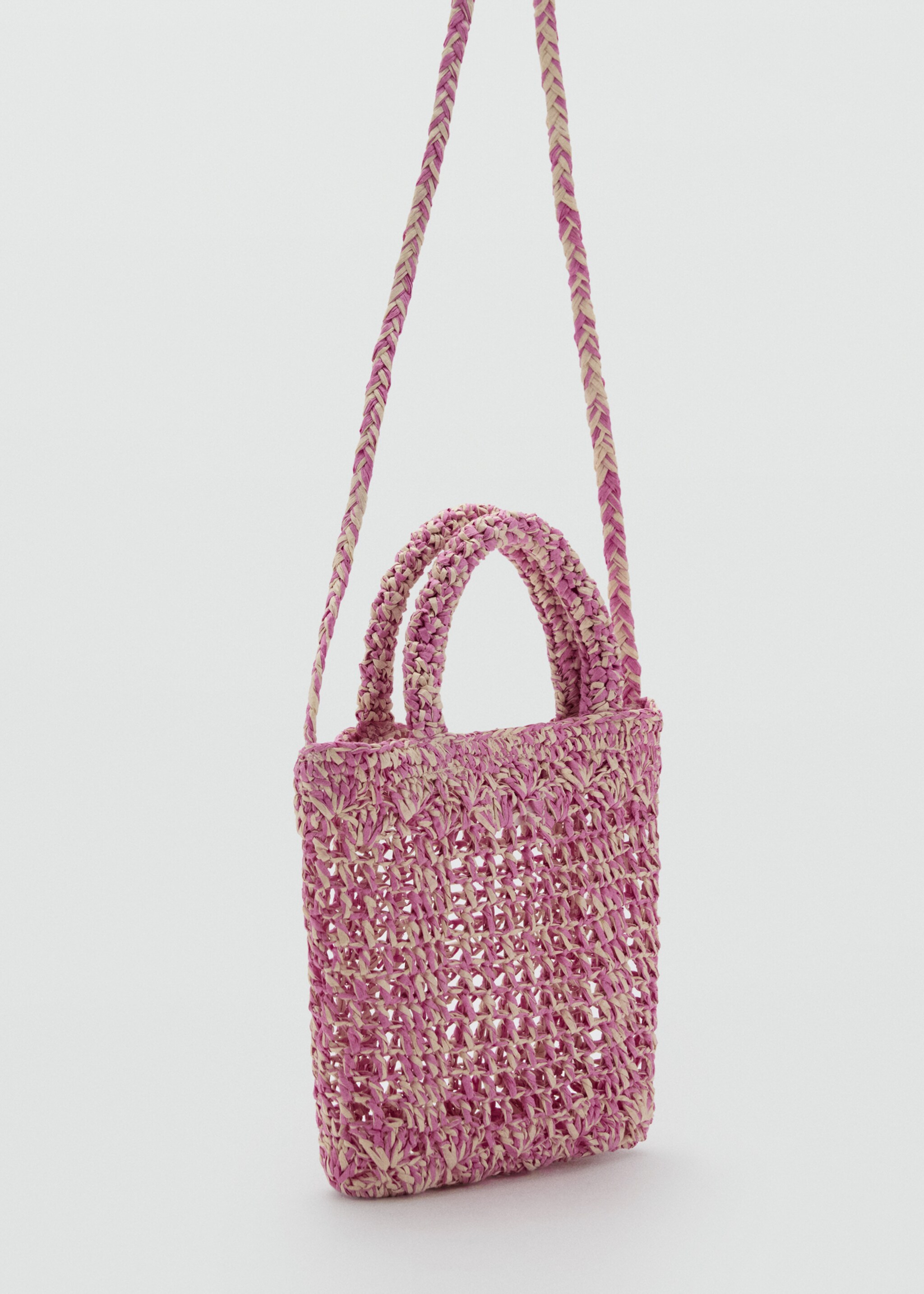 Bolso pequeño rafia - Plano medio