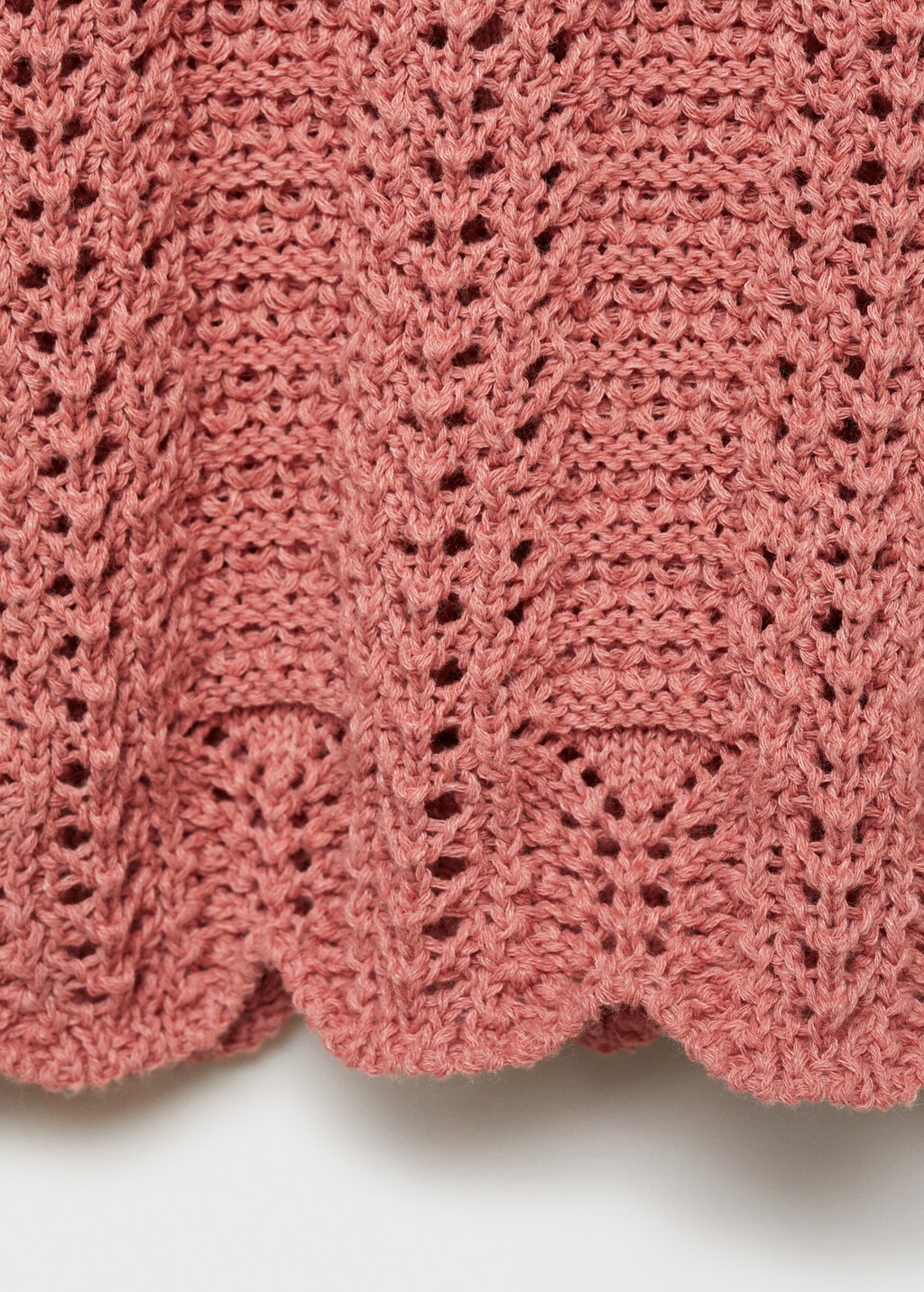 Openwork knit top - Teen | MANGO USA