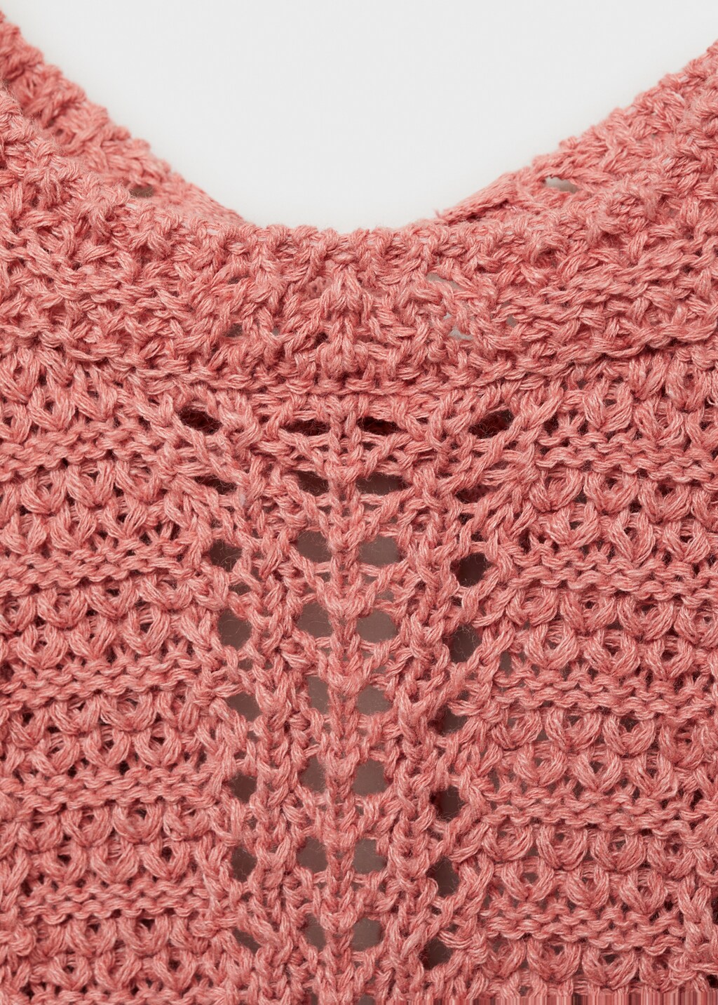 Openwork knit top - Teen | MANGO USA