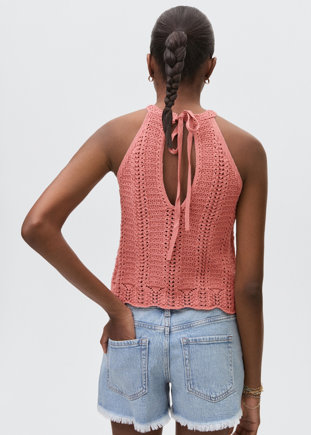 Openwork knit top - Teen | MANGO Canada Openwork knit top - Teen | MANGO Canada