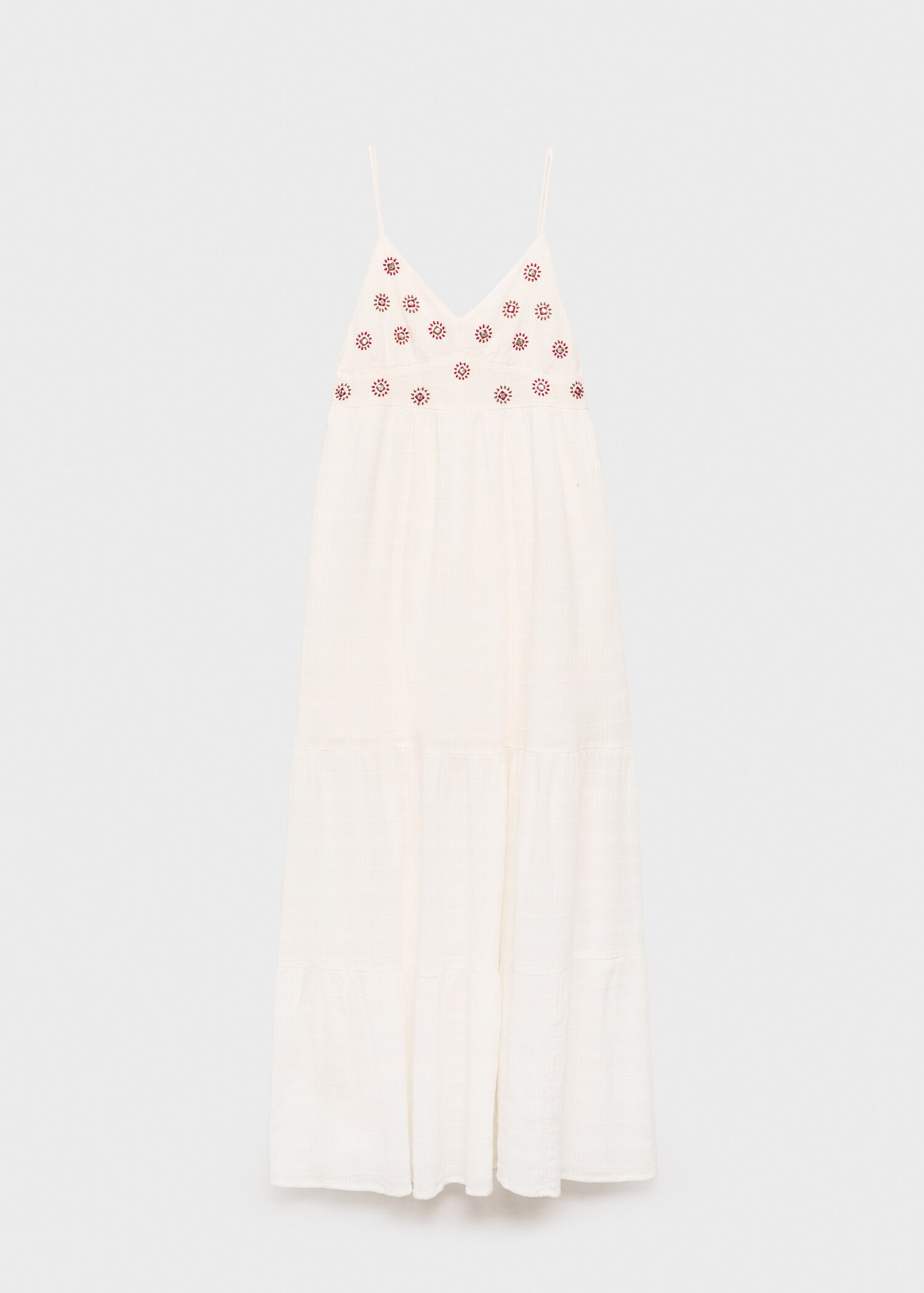 Embroidered dress with suns - Article without model