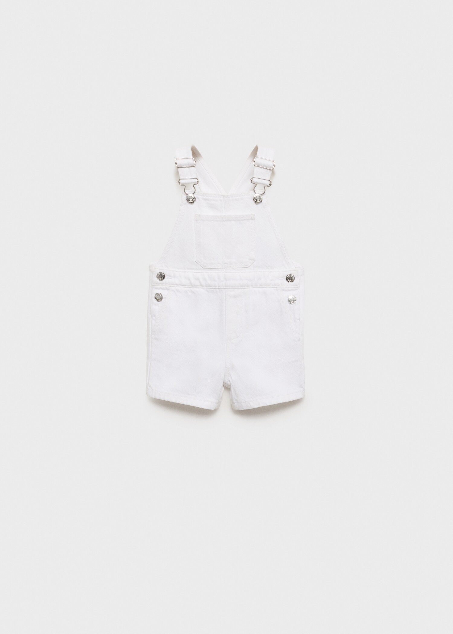 Short denim dungarees - Article without model