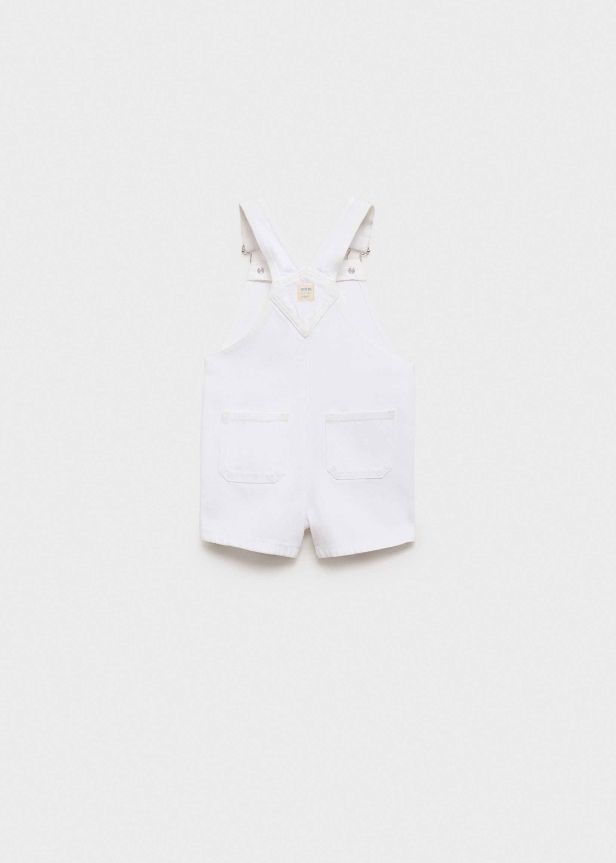 Peto denim corto - Reverso del artículo