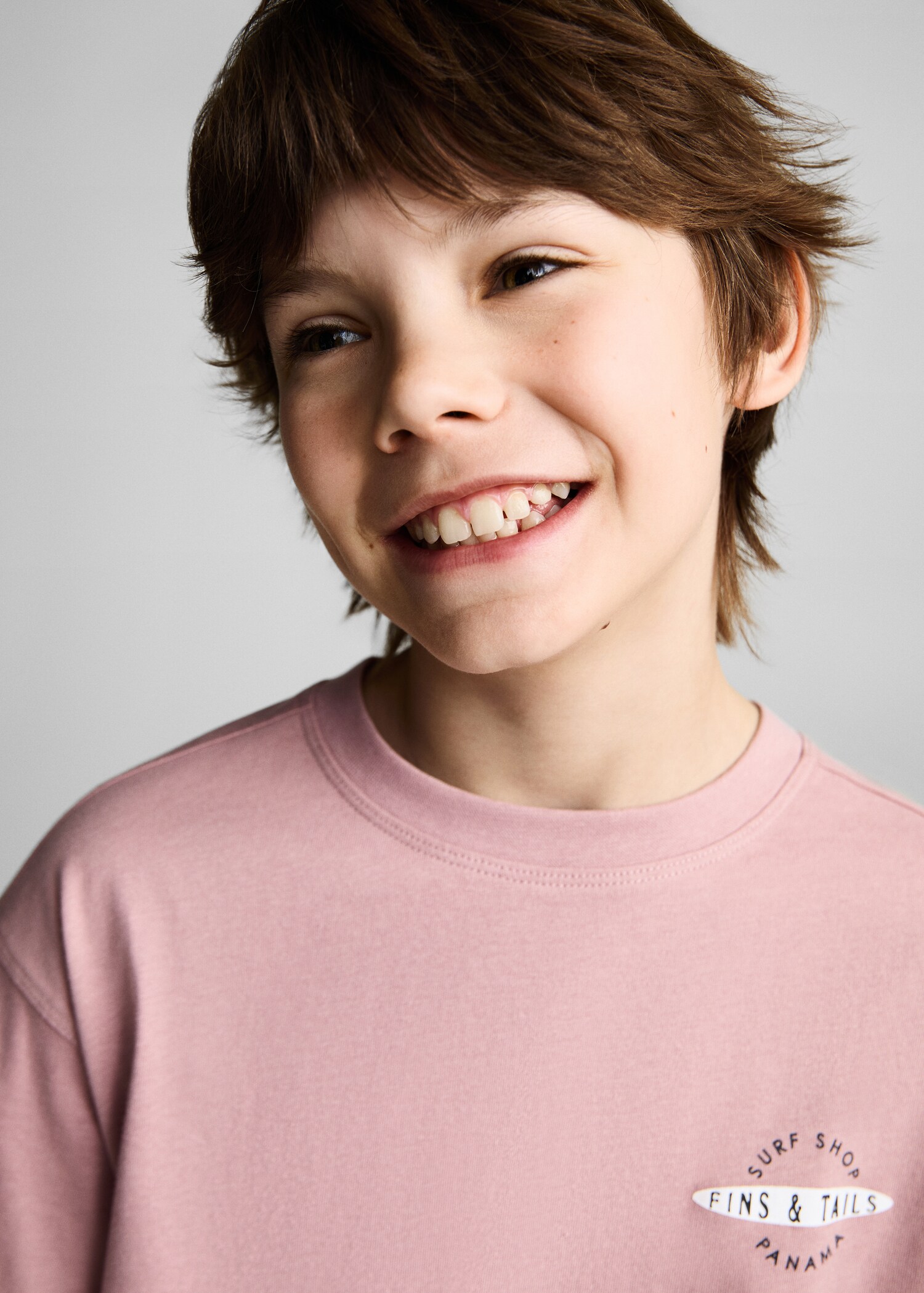 Short-sleeved t-shirt with message - Details of the article 1