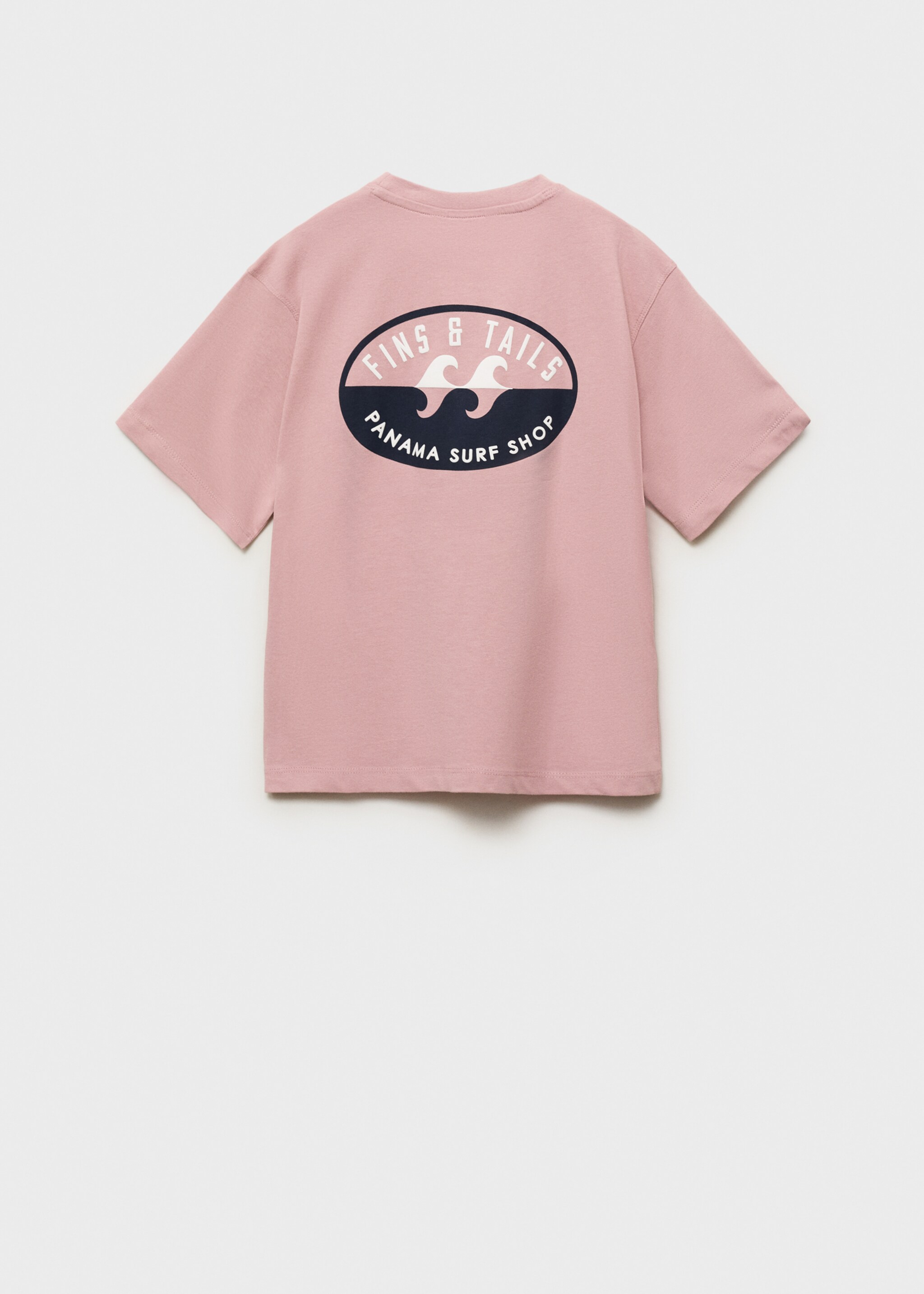 Short-sleeved t-shirt with message - Reverse of the article