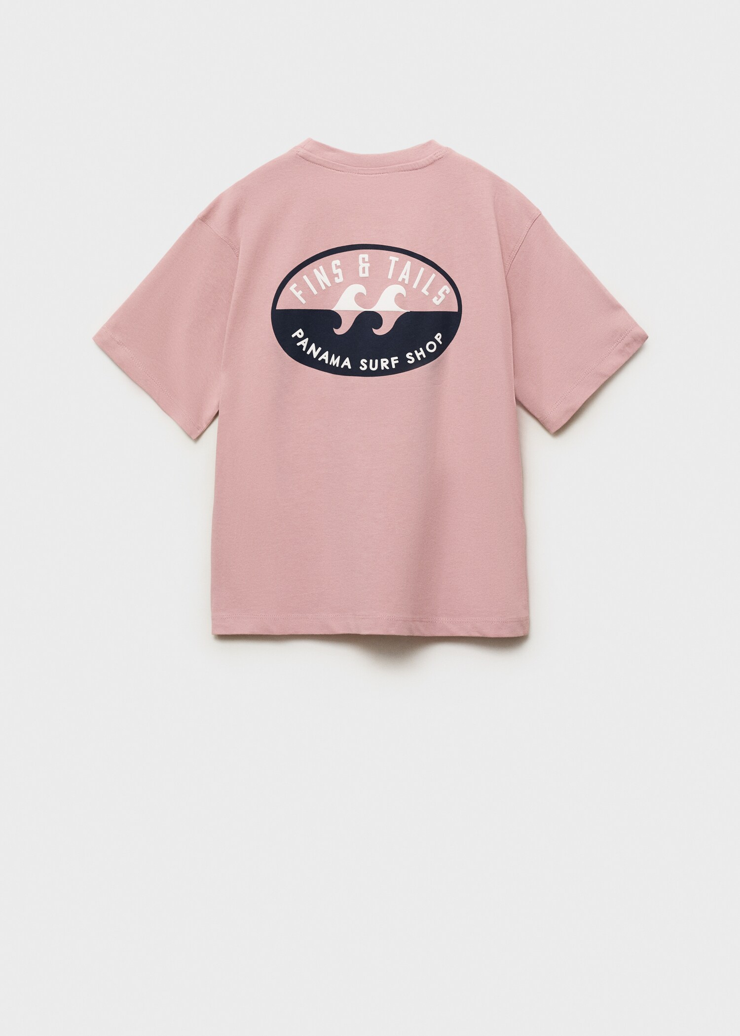 Short-sleeved t-shirt with message - Reverse of the article