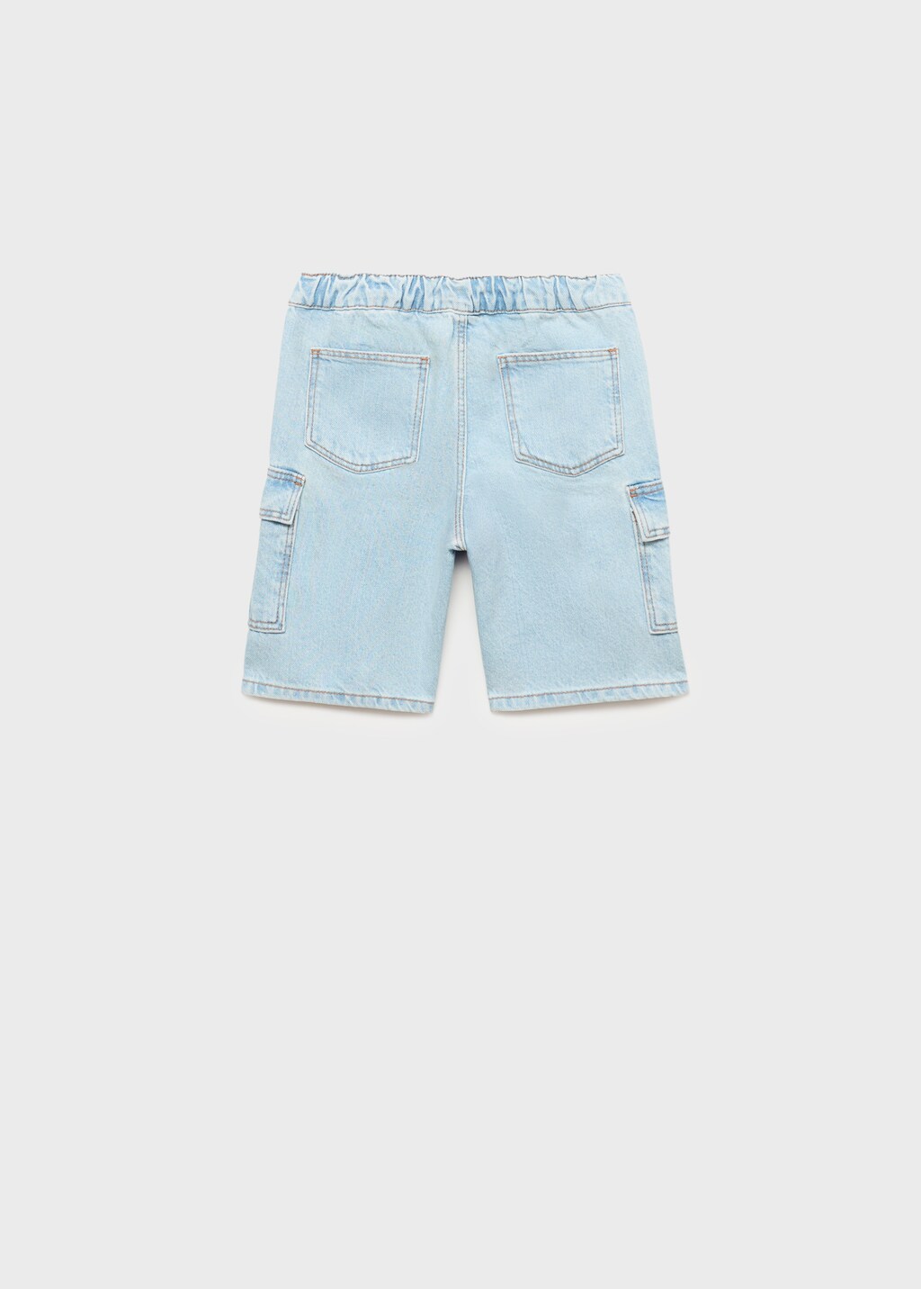 Denim cargo shorts - Kids | MANGO USA