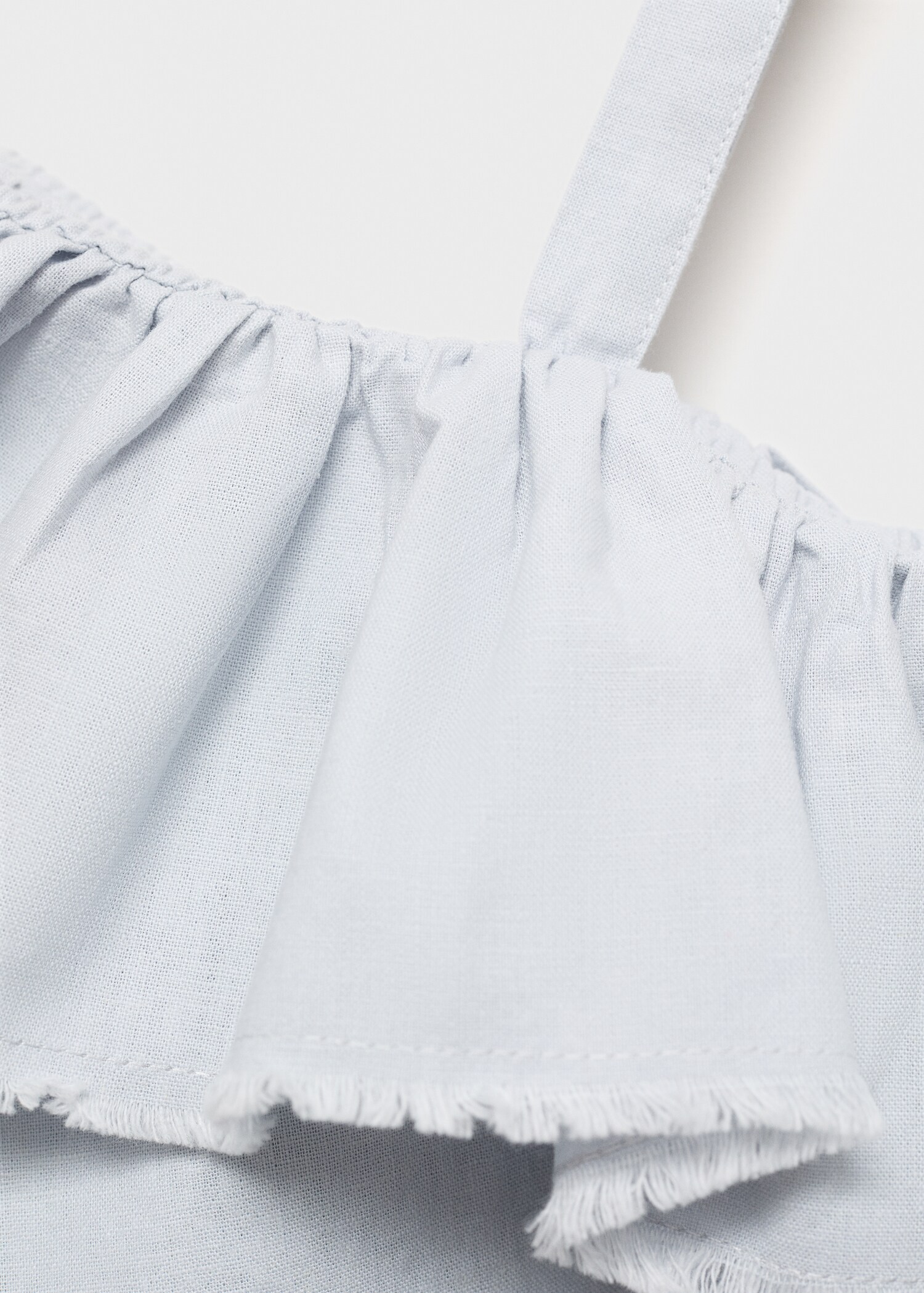 Asymmetrical linen blouse - Details of the article 8