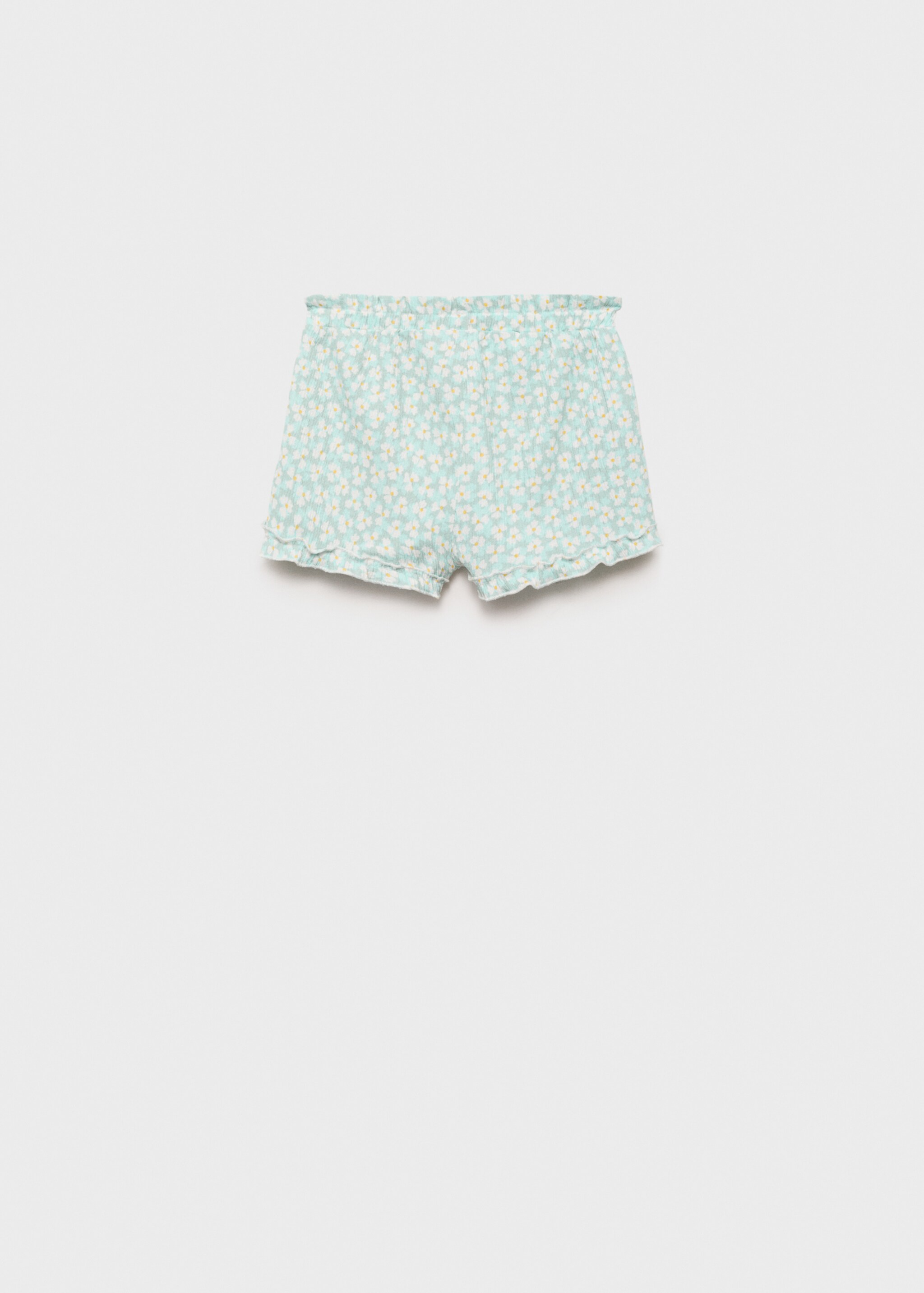 Floral print short - Reverse of the article