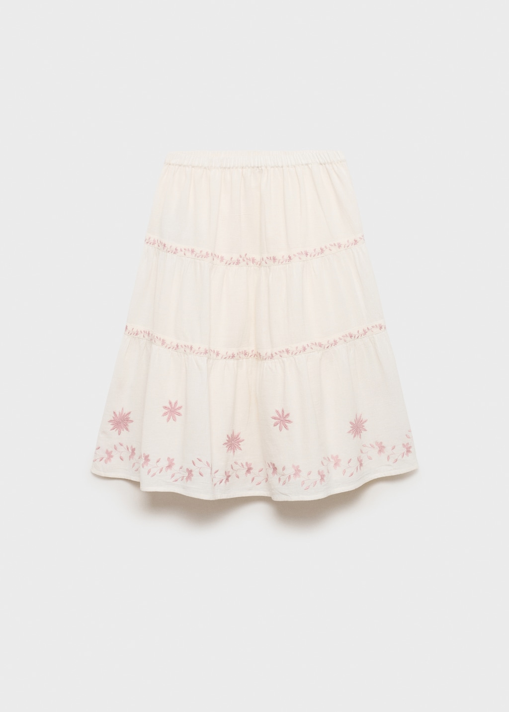 Floral embroidery skirt - Kids | MANGO USA