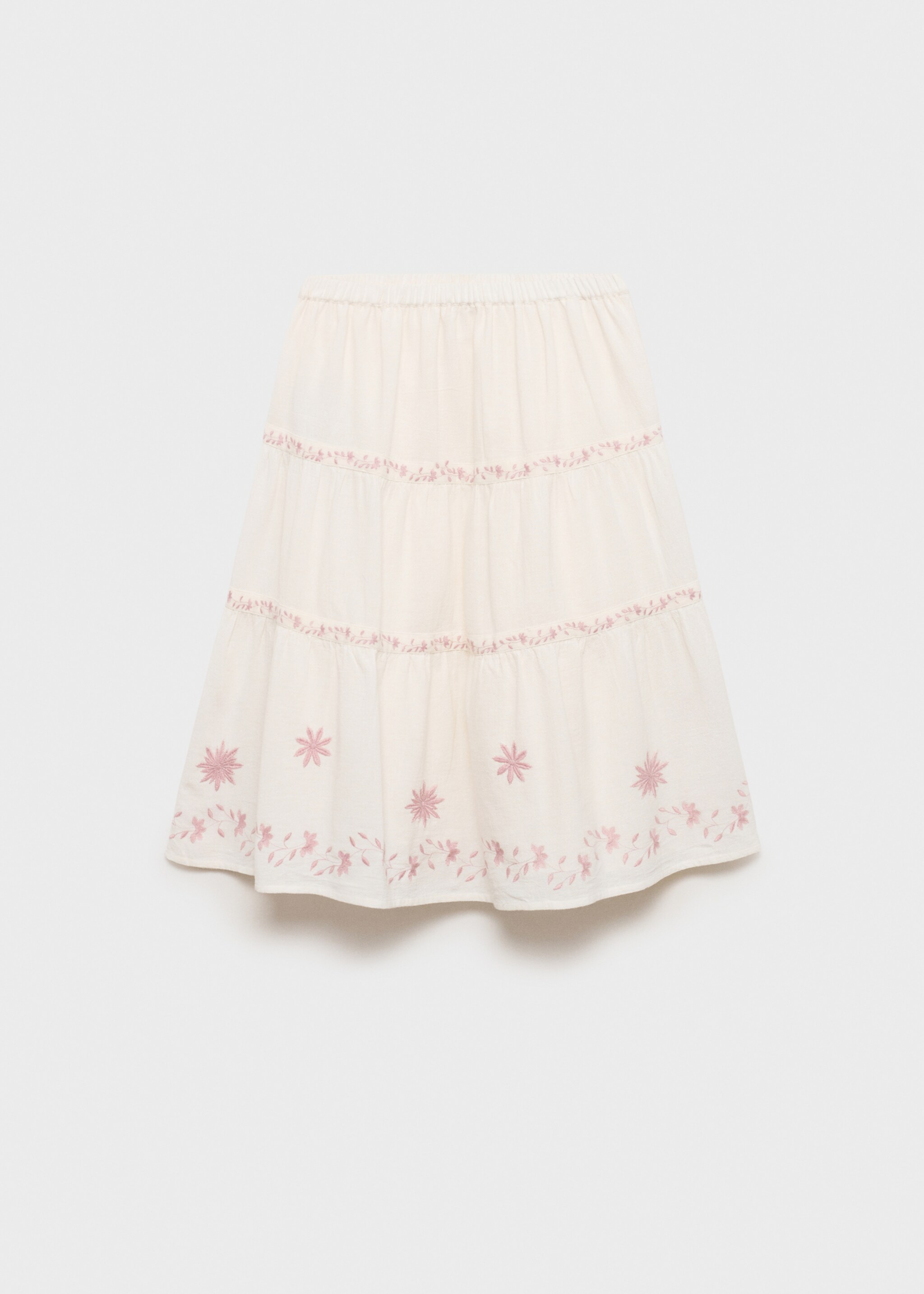 Floral embroidery skirt - Article without model