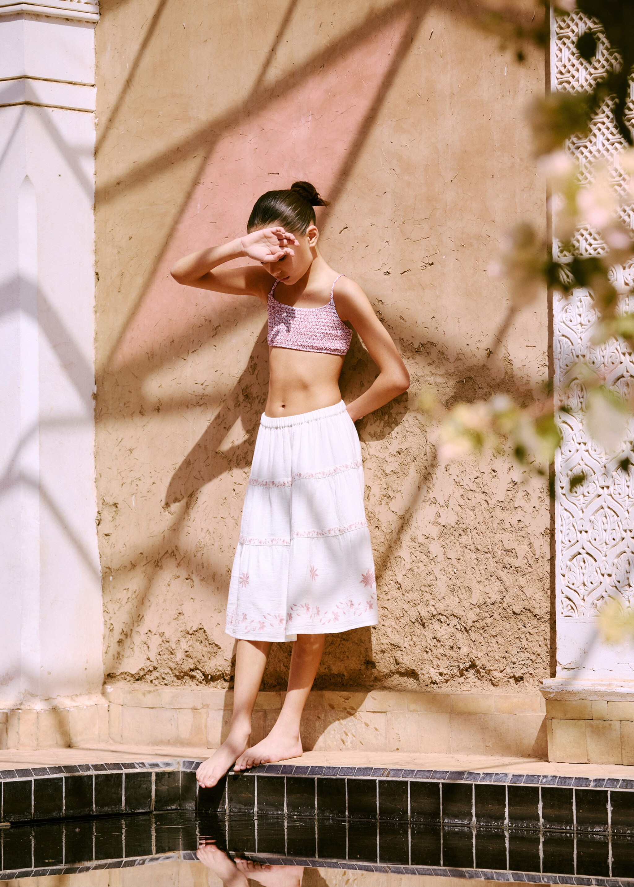 Floral embroidery skirt - Details of the article 5