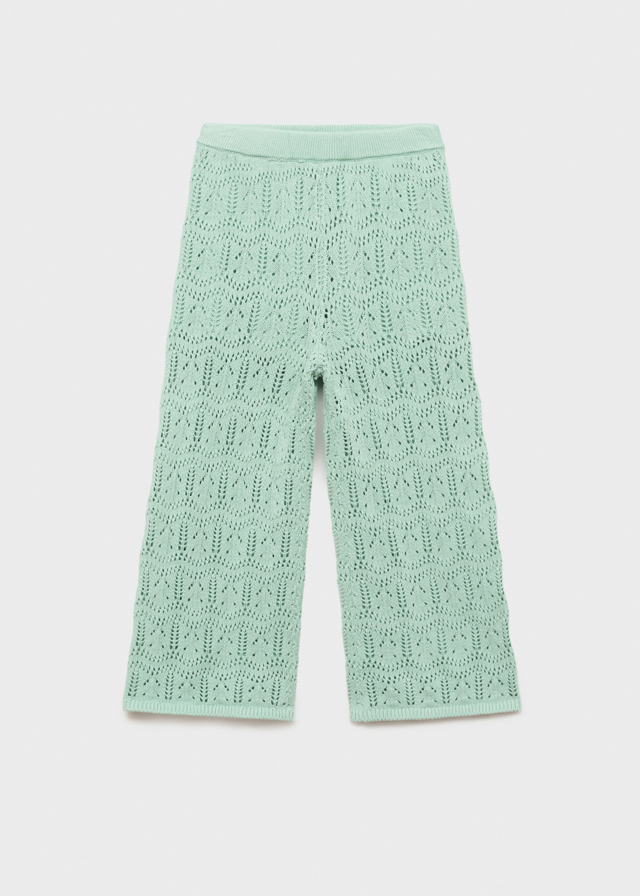 Openwork knitted trousers - Article without model