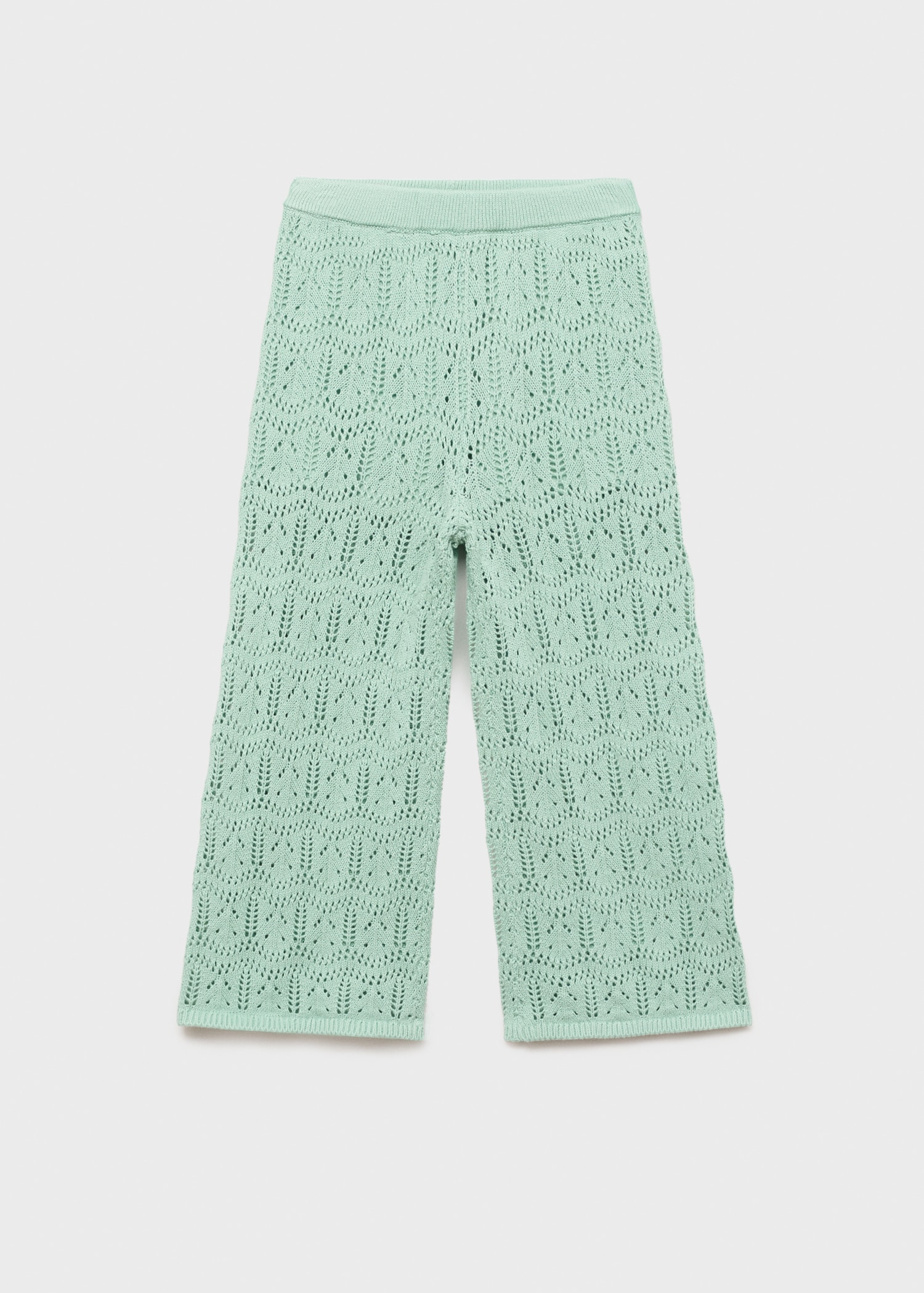 Openwork knitted trousers - Article without model