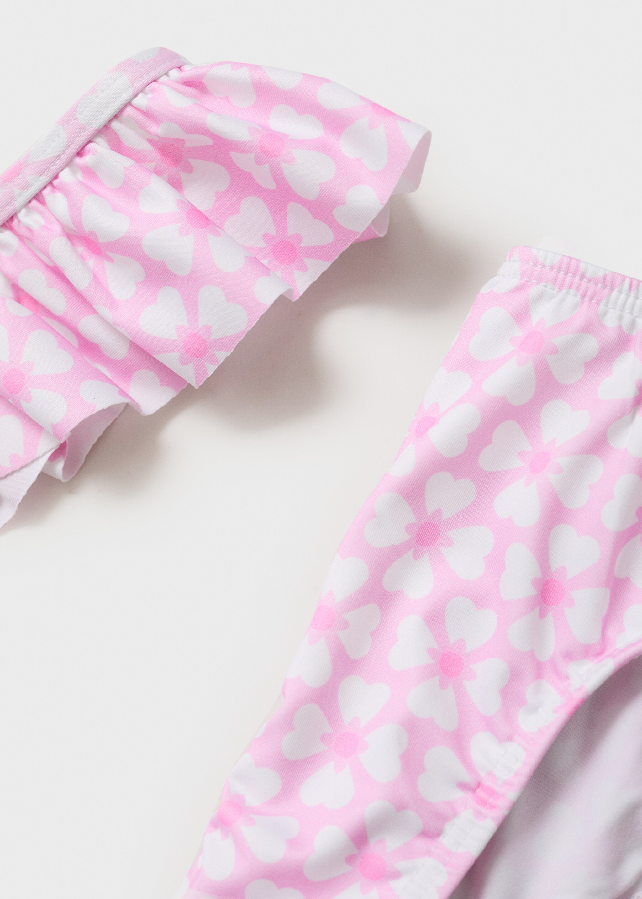 Floral bikini with ruffles - Details of the article 0