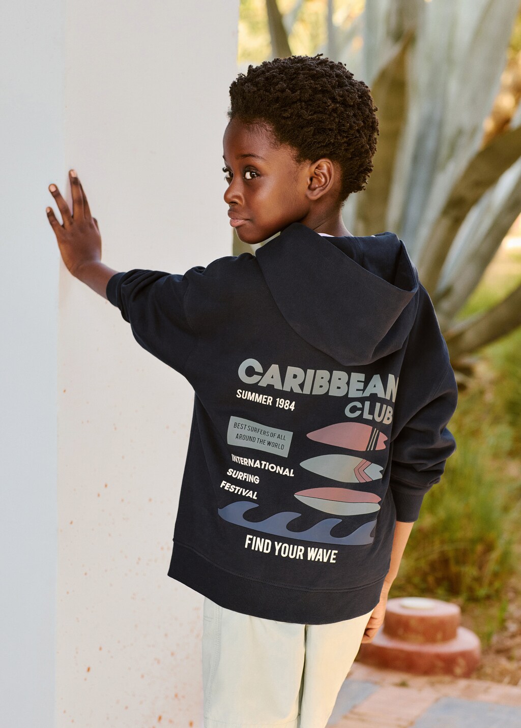Zipped hoodie - Kids | MANGO USA